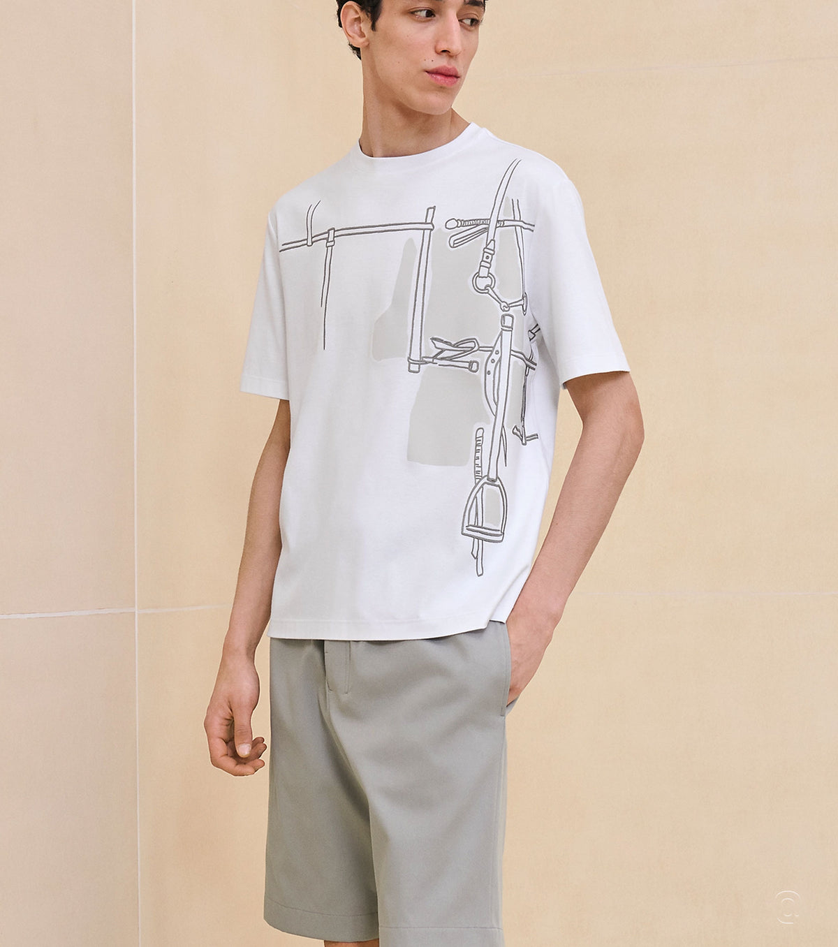 Тениска "Harnais en Gouache 3D" 26-1057RPT