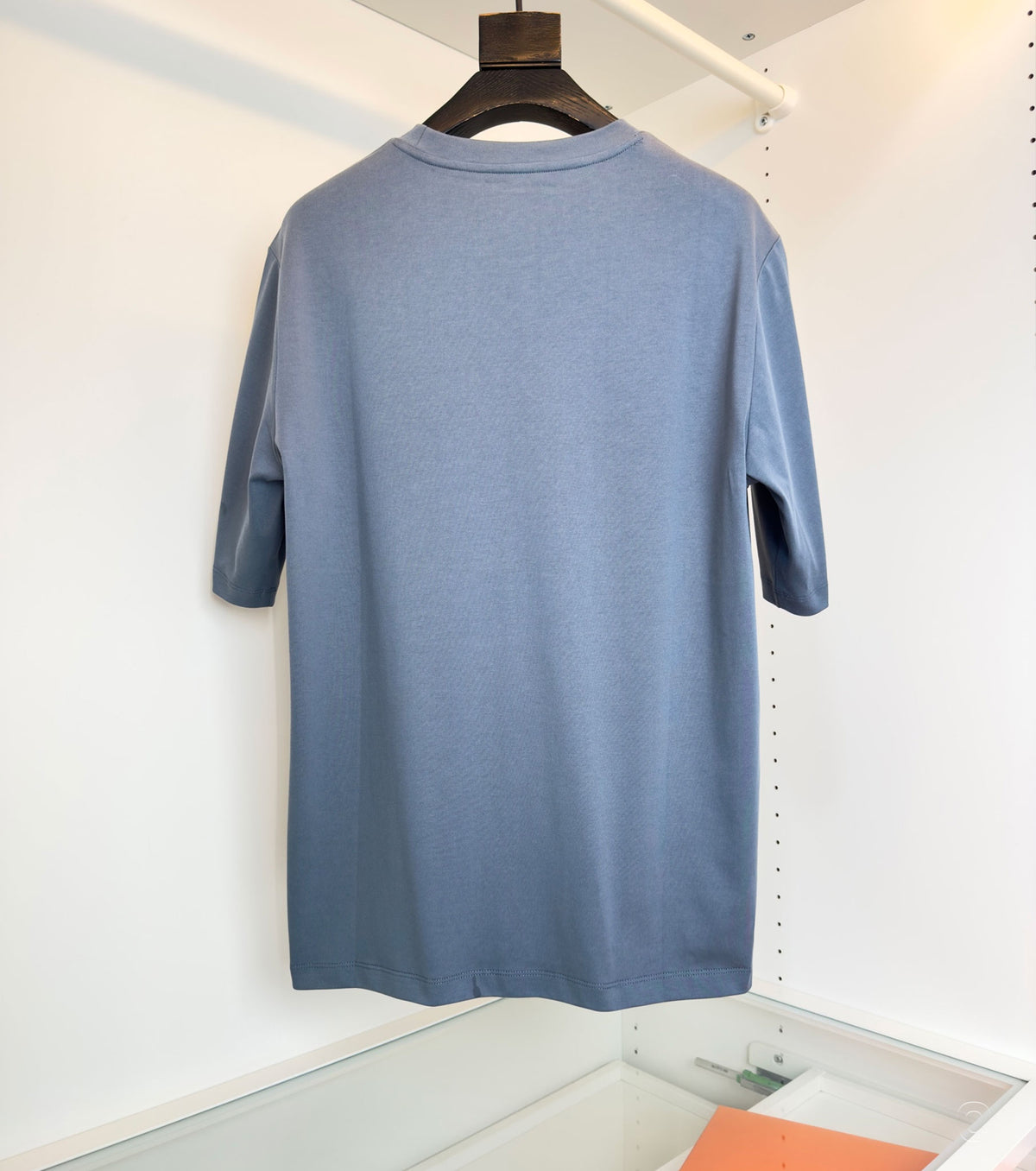 Тениска "H'Cheval" с кожени детайли