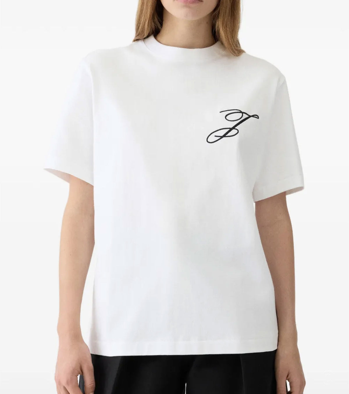 Тениска с бродирано лого 26-8364