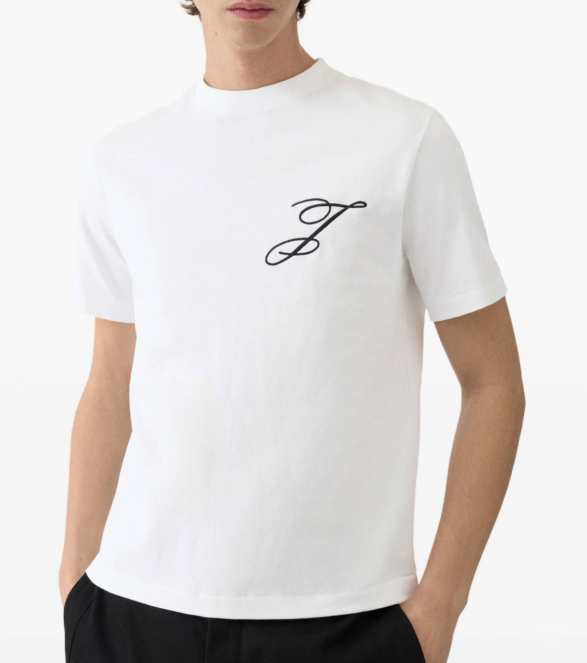 Тениска с бродирано лого 26-8364