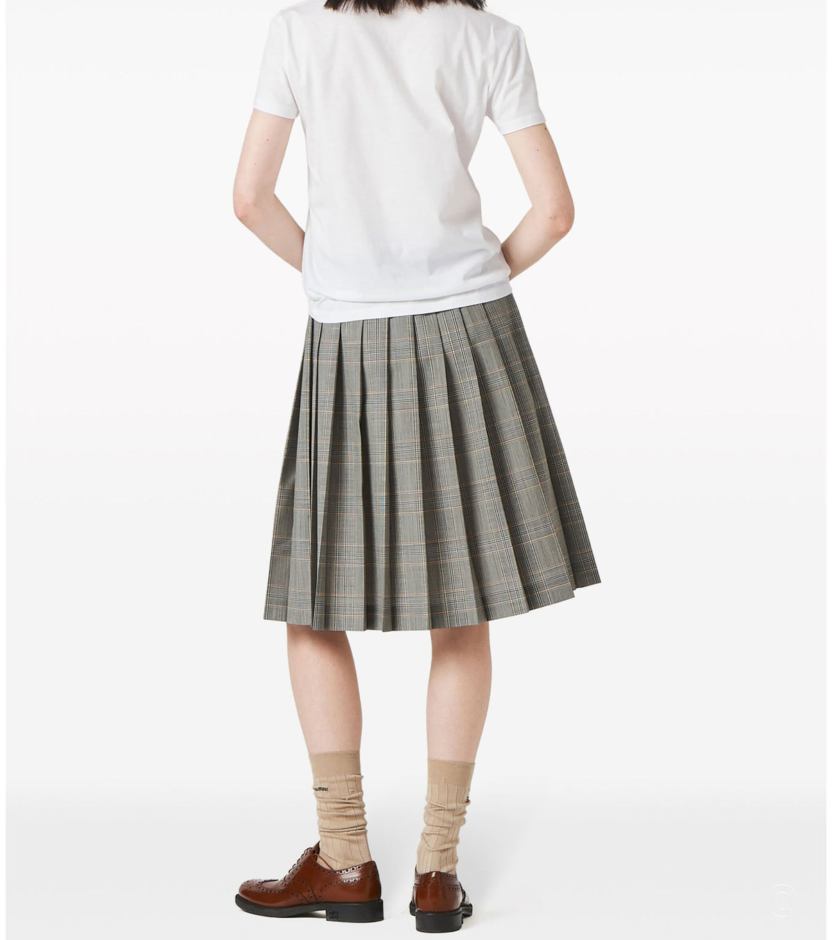 Embroidered Cotton T-Shirt MIU5011W