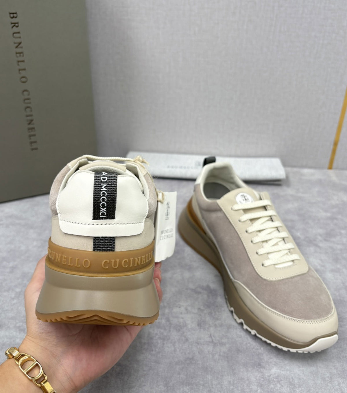Panelled Sneakers