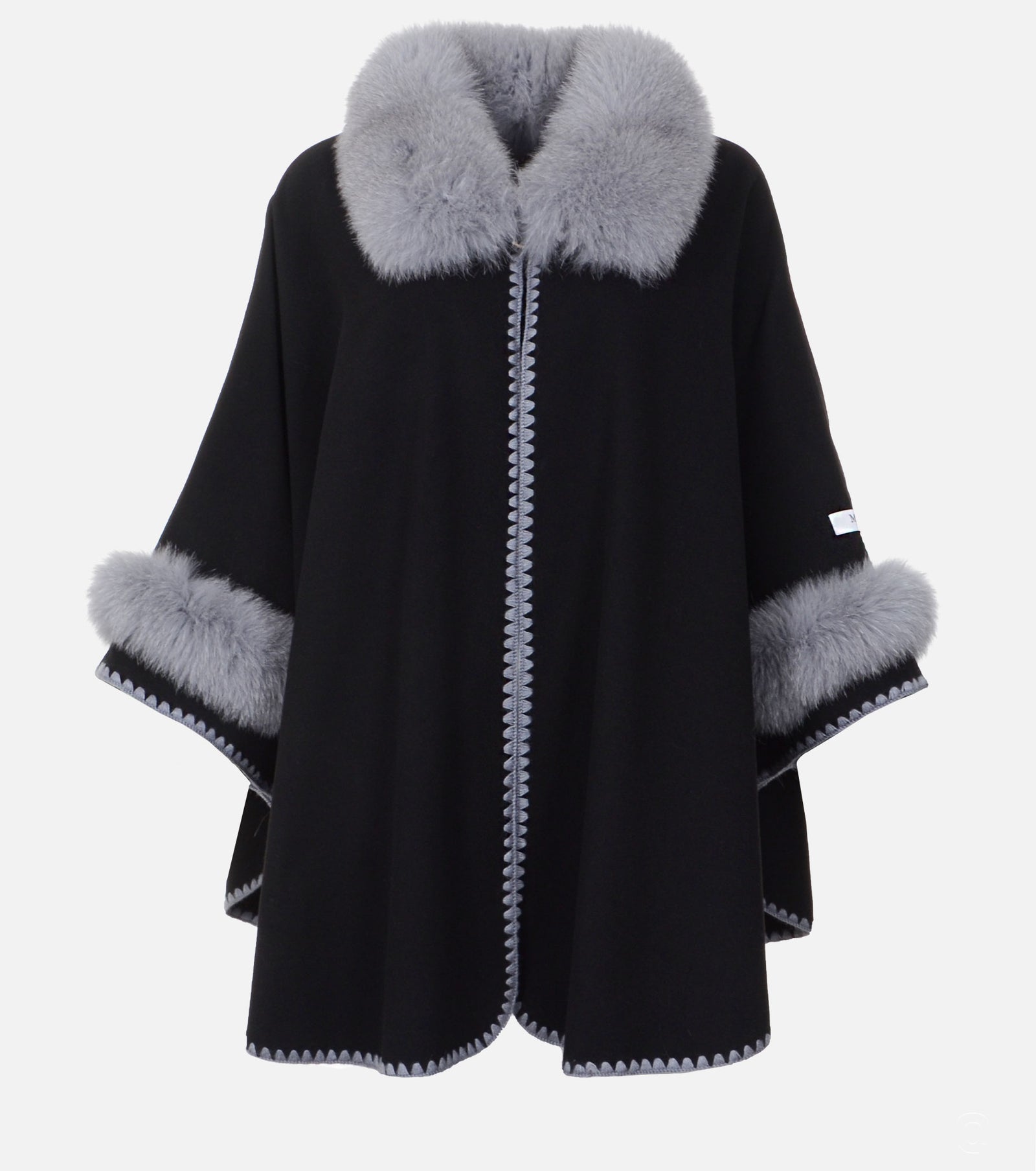 Дамско вълнено пончо