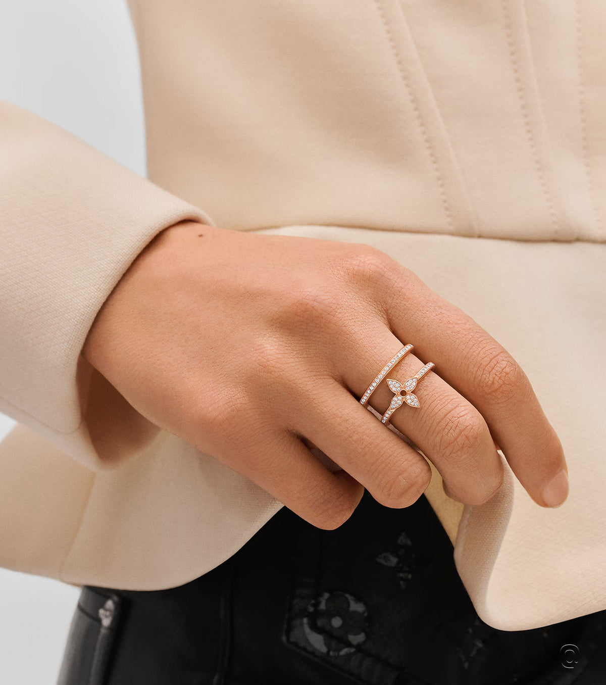 Пръстен Idylle Blossom Two-Row 