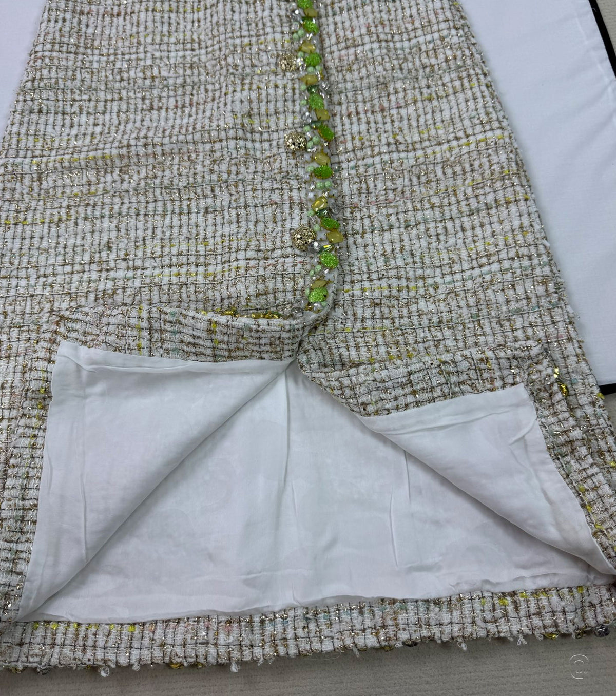 Tweed Midi Skirt