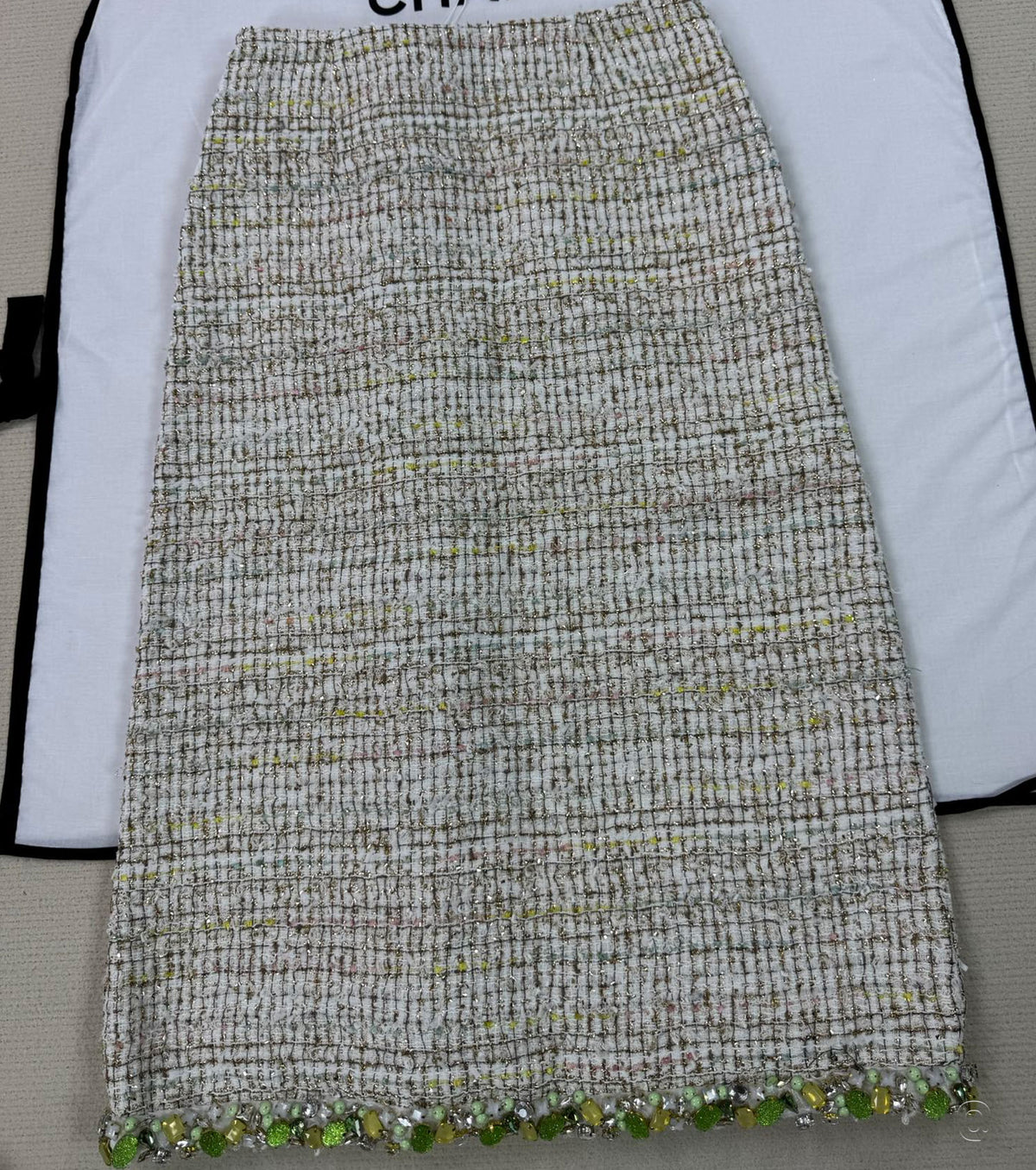 Tweed Midi Skirt