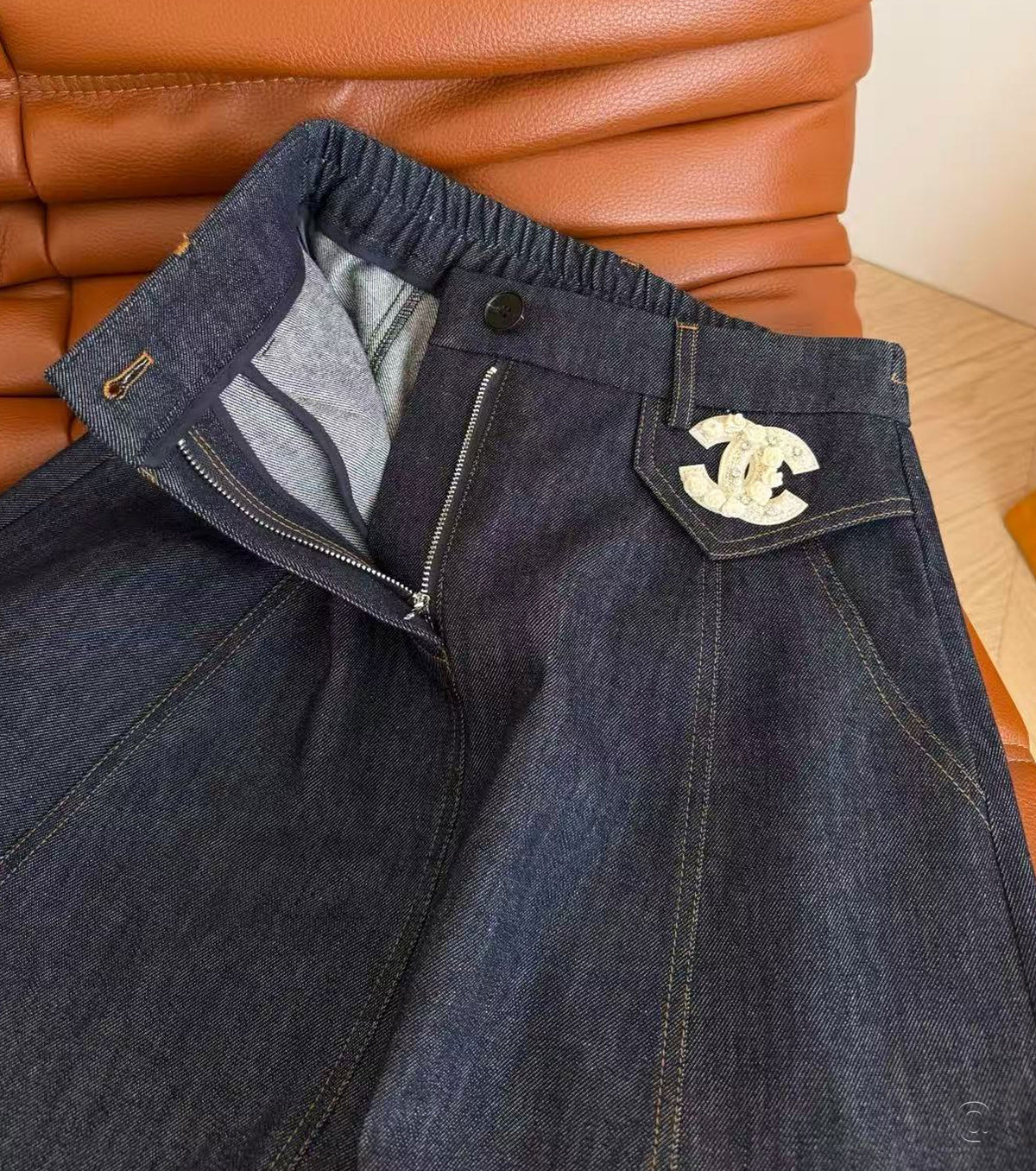 Дълга дънкова пола