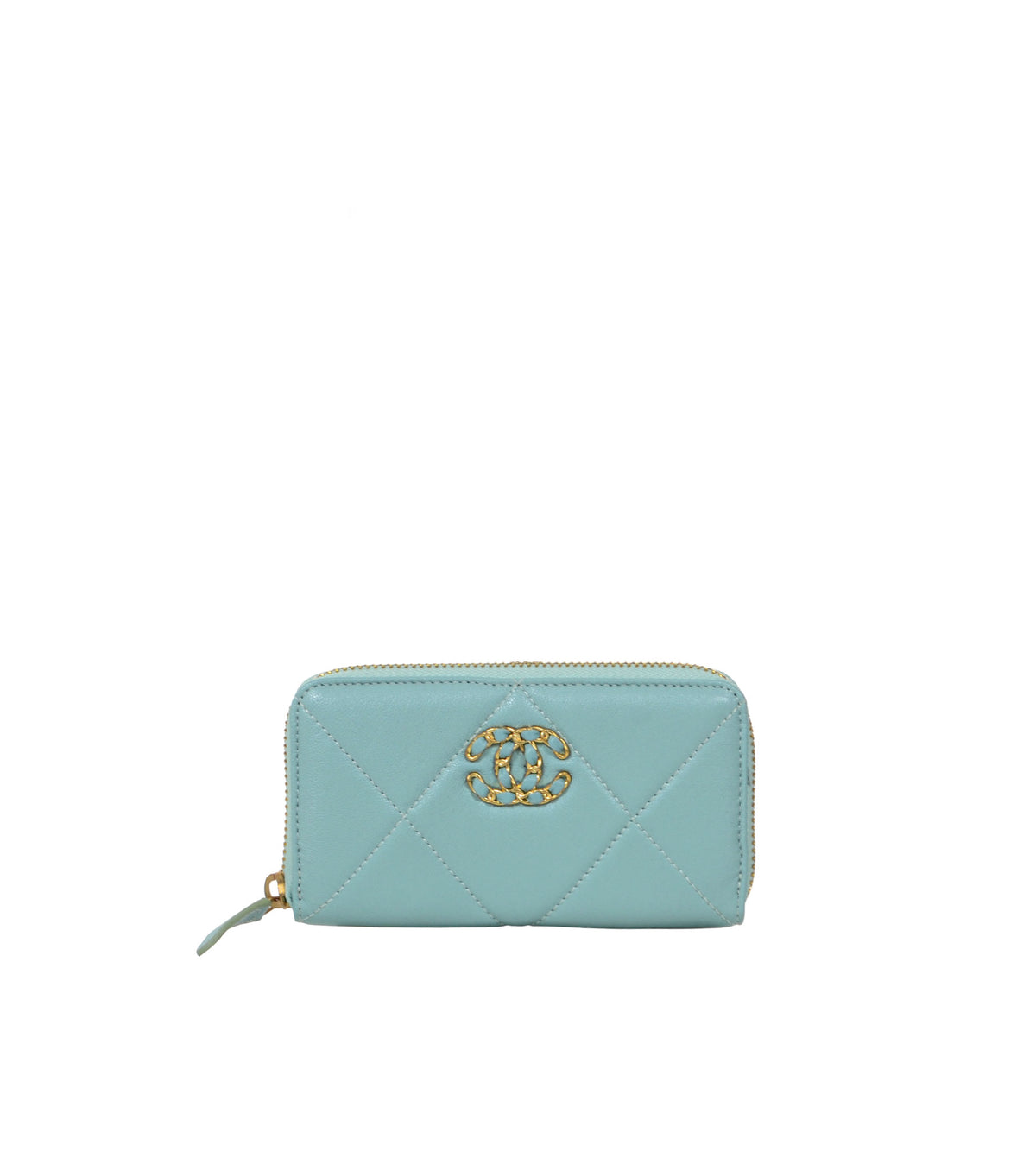 Mini zipped Leather Wallet