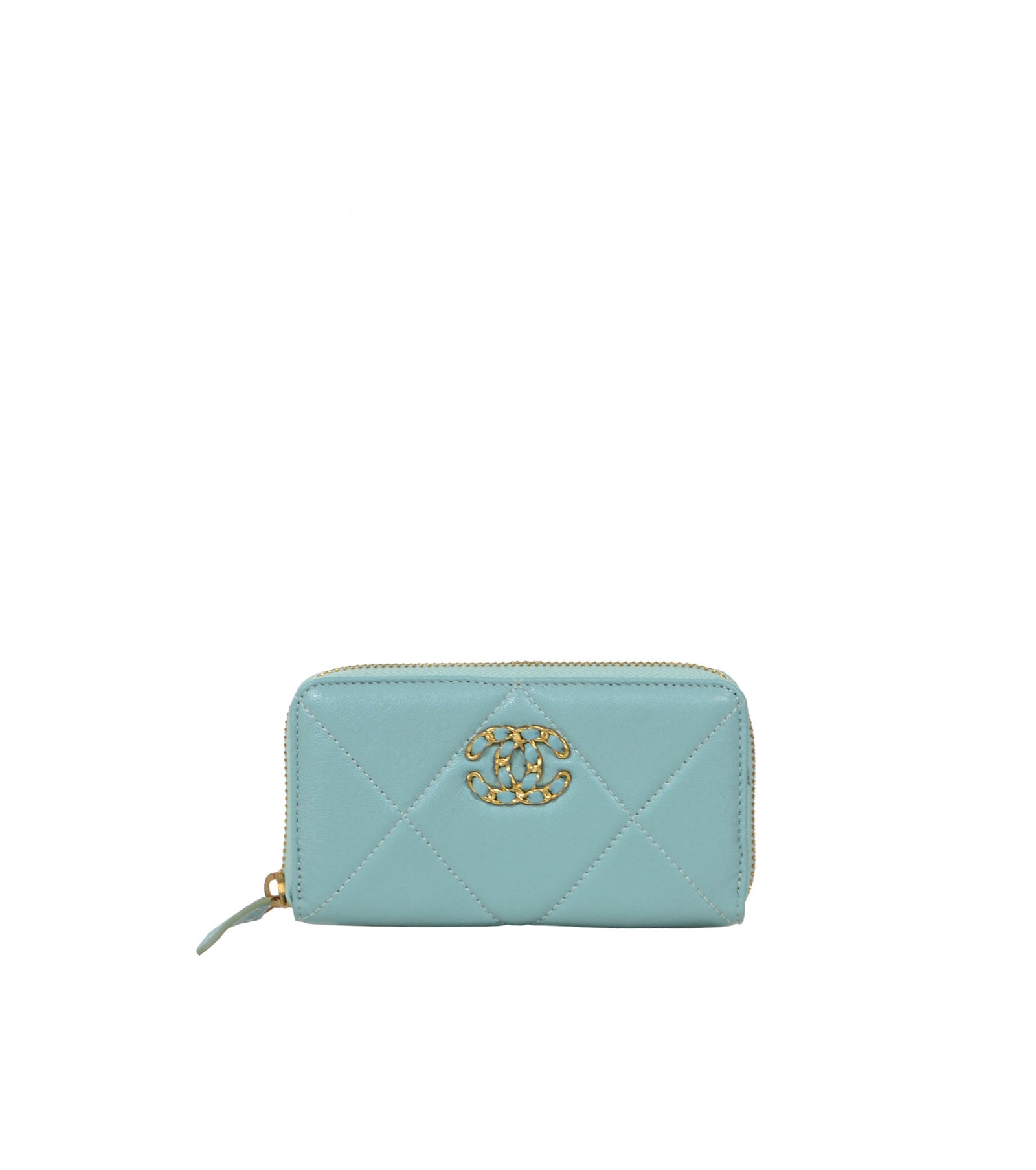 Mini zipped Leather Wallet