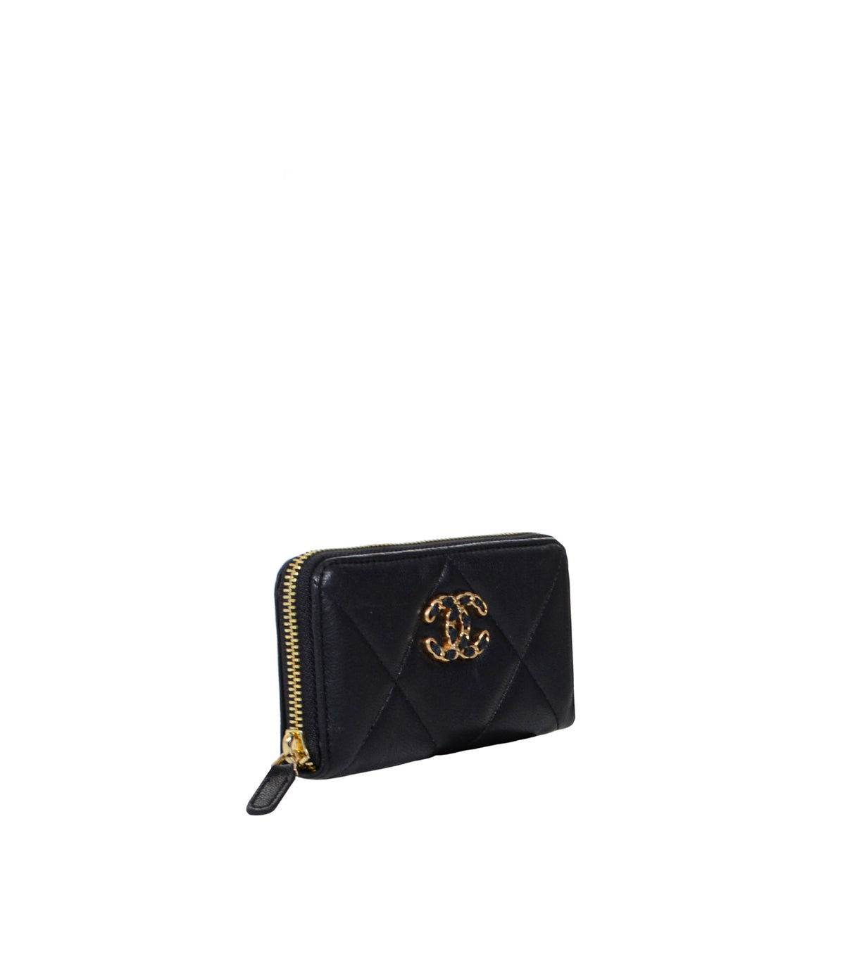 Mini zipped Leather Wallet