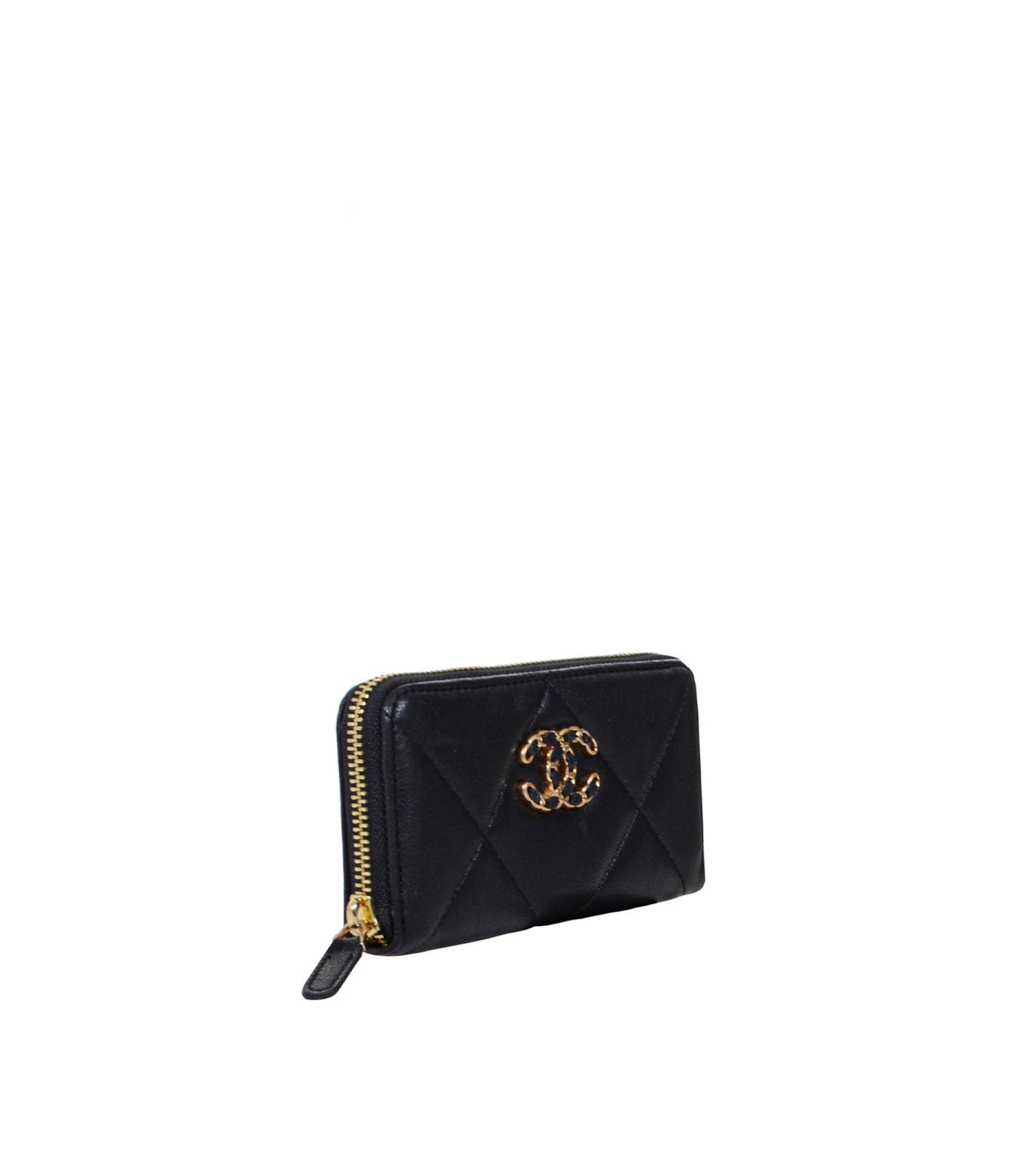 Mini zipped Leather Wallet