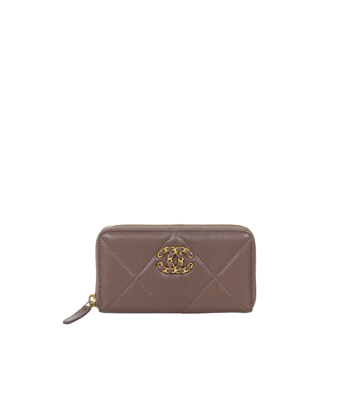 Mini zipped Leather Wallet