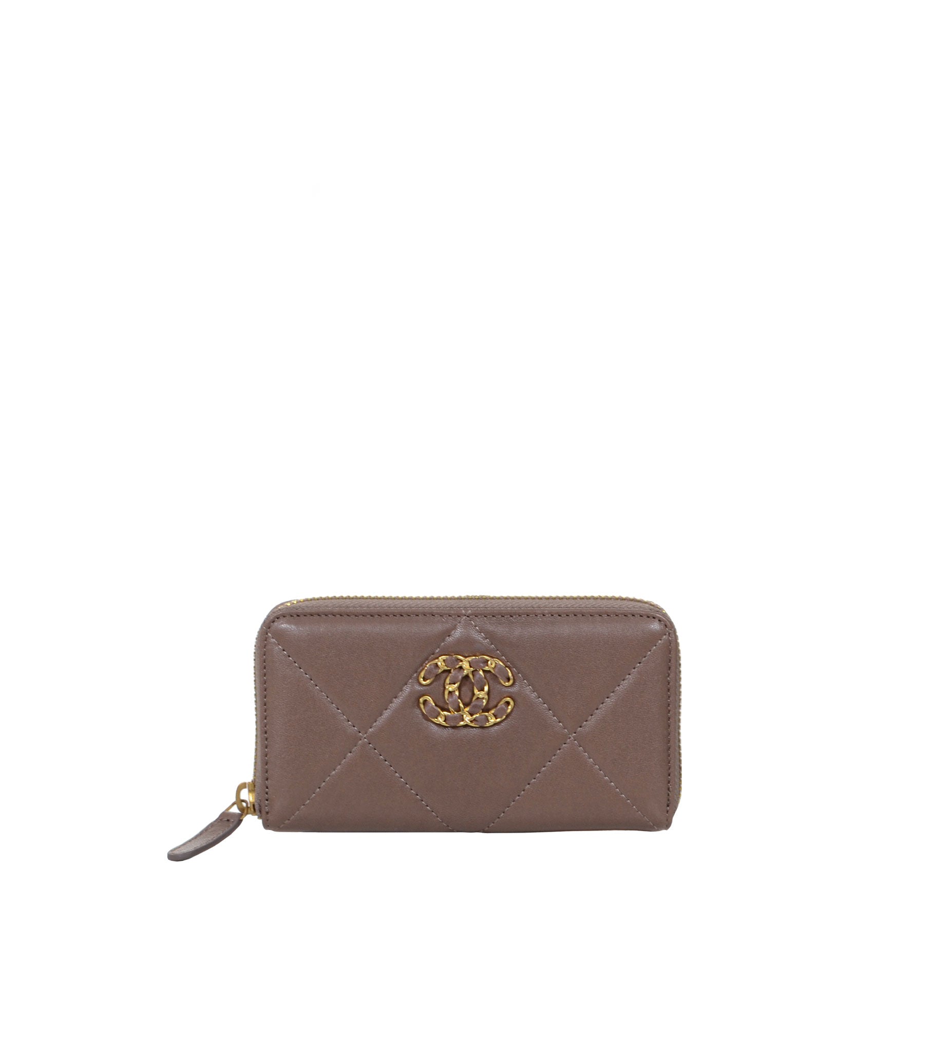 Mini zipped Leather Wallet