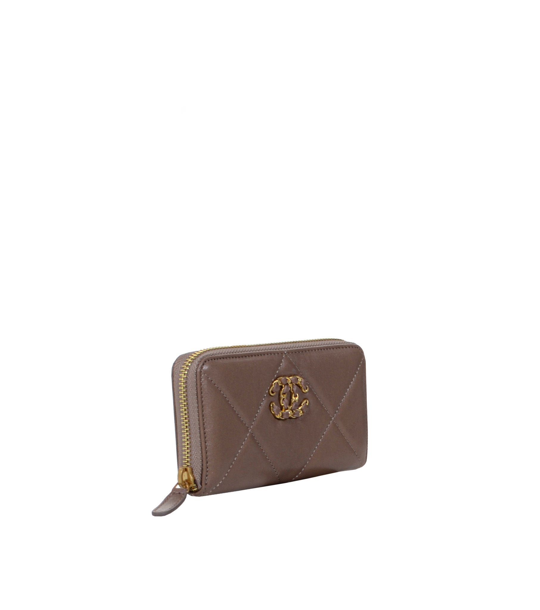 Mini zipped Leather Wallet