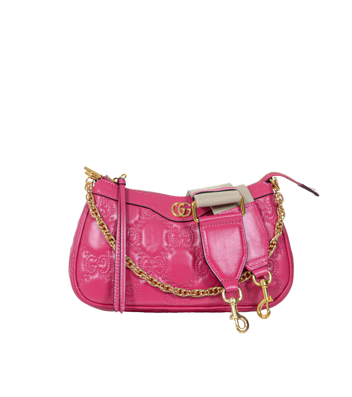 Matelassé small shoulder bag