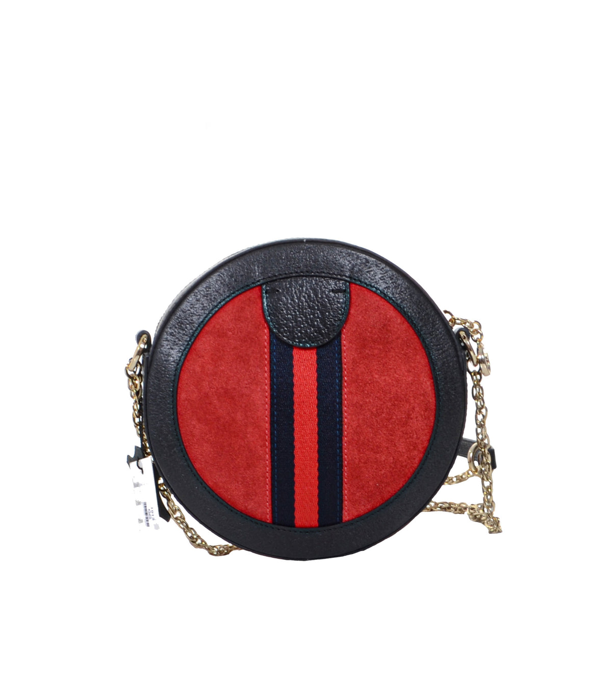 Ophidia Round Leather Shoulder bag