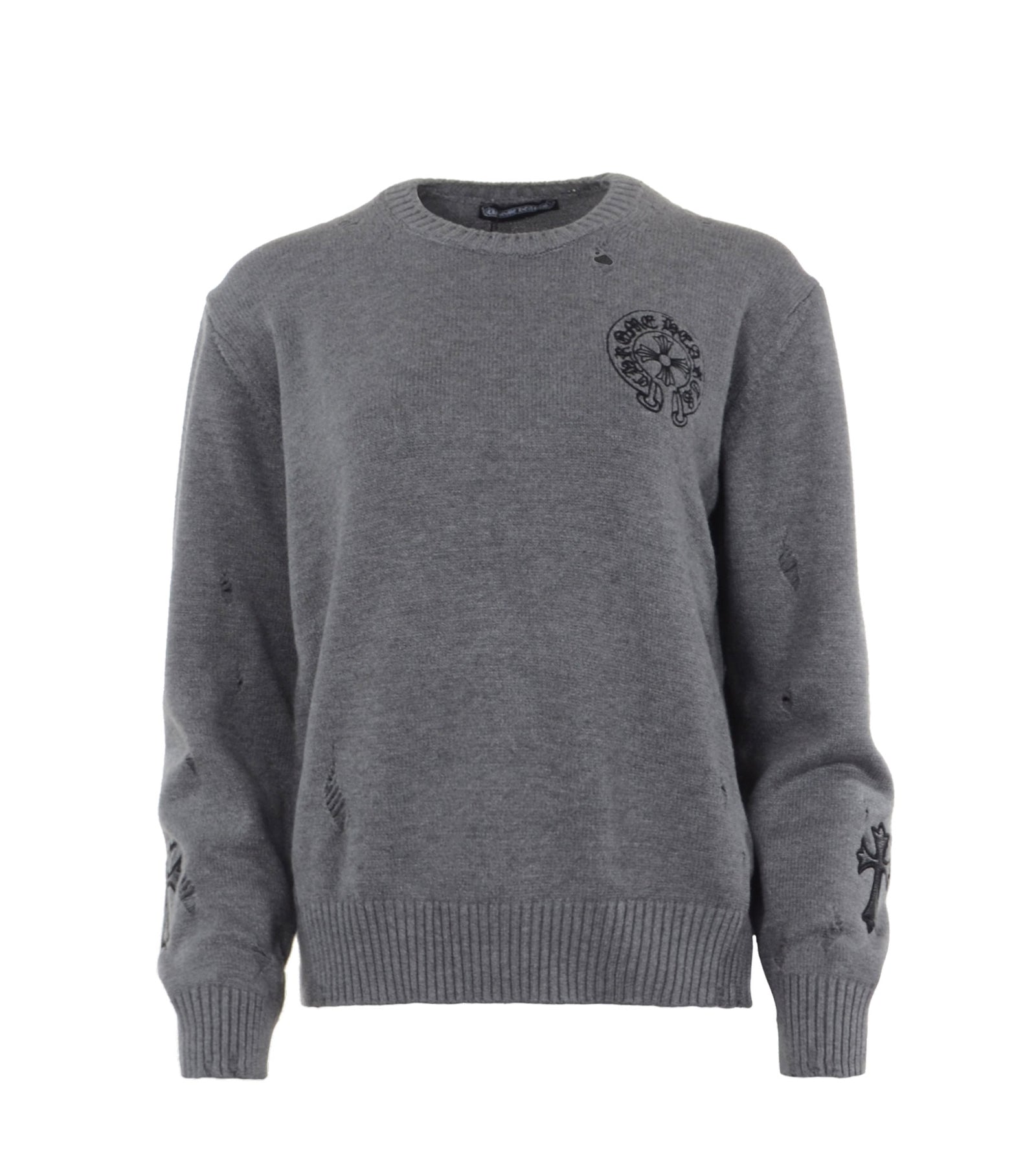 Дамски плетен пуловер