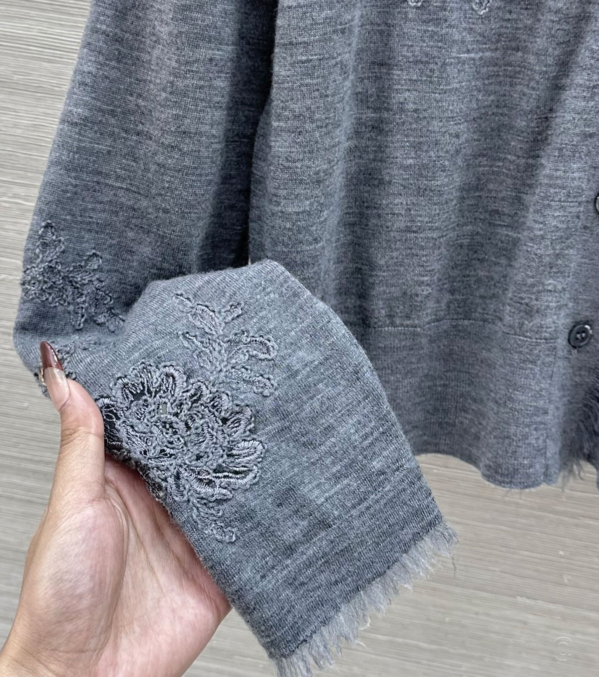 Wool cardigan