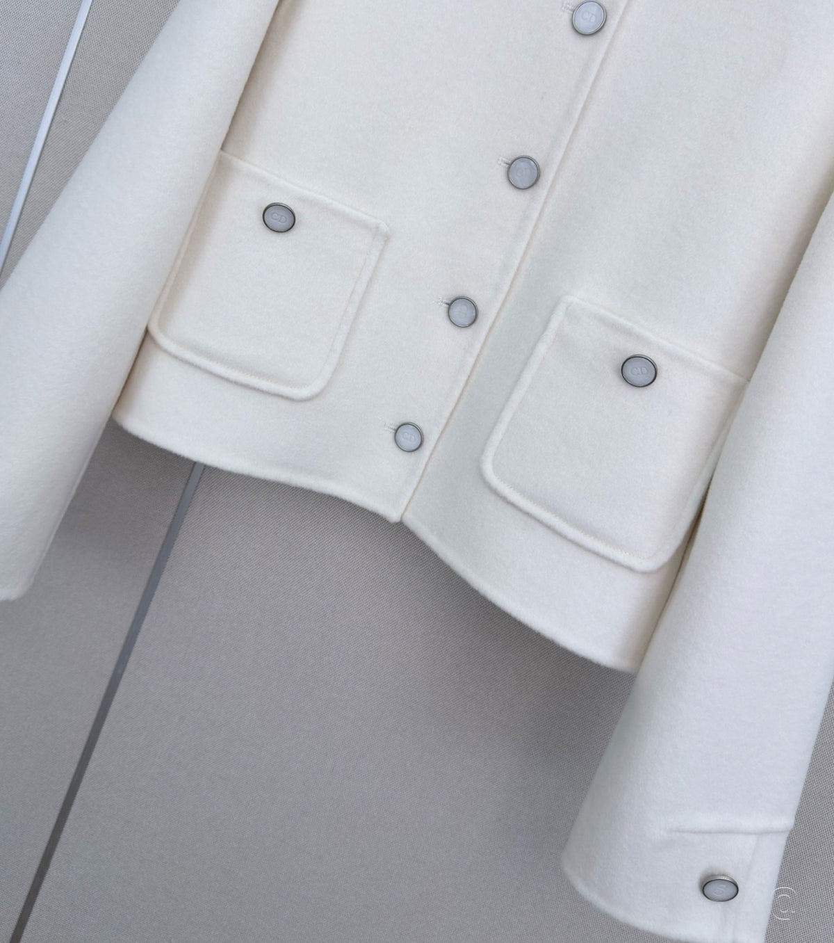 Wool cropped jacket
