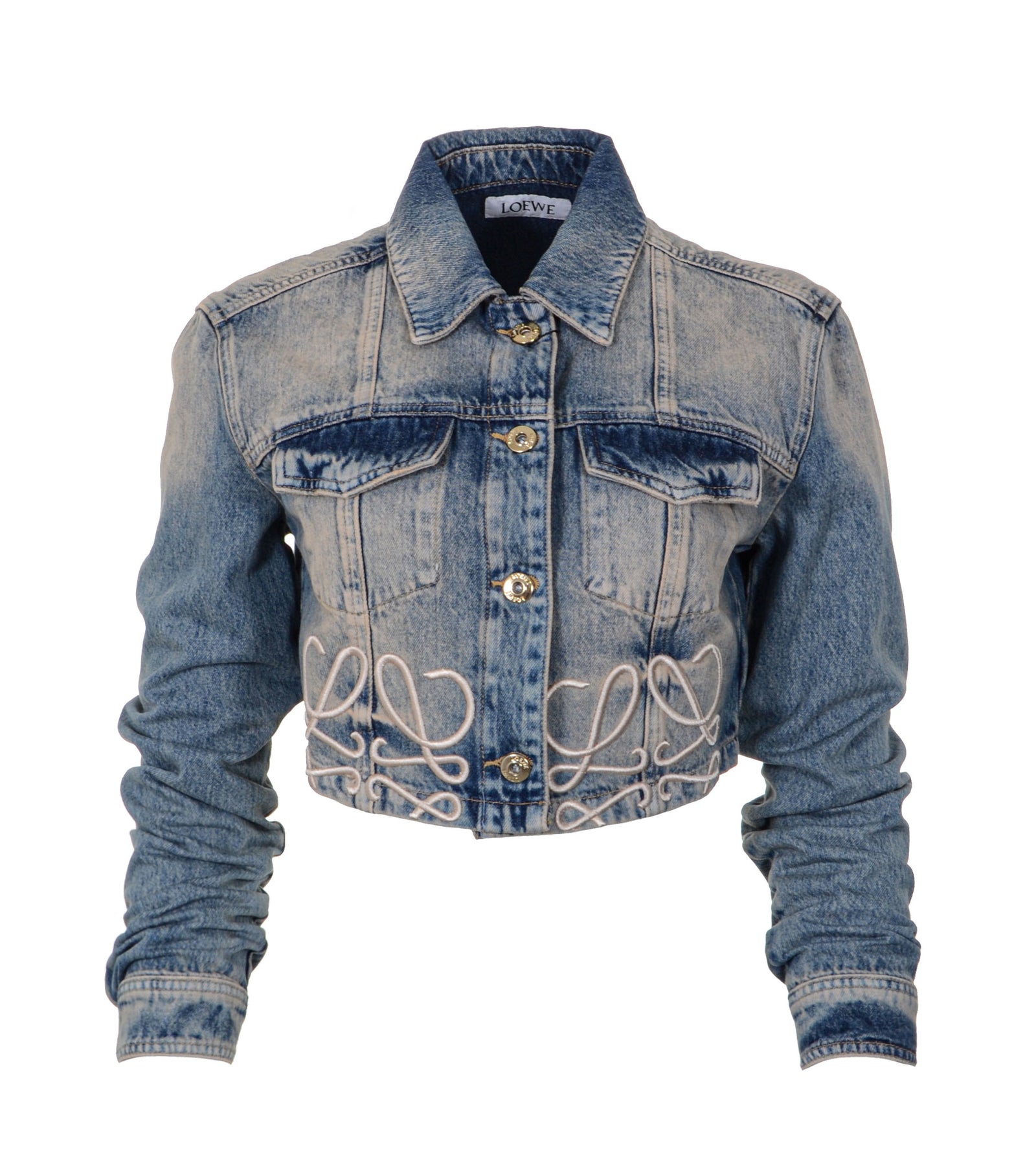 Women Embroidered Denim Jacket
