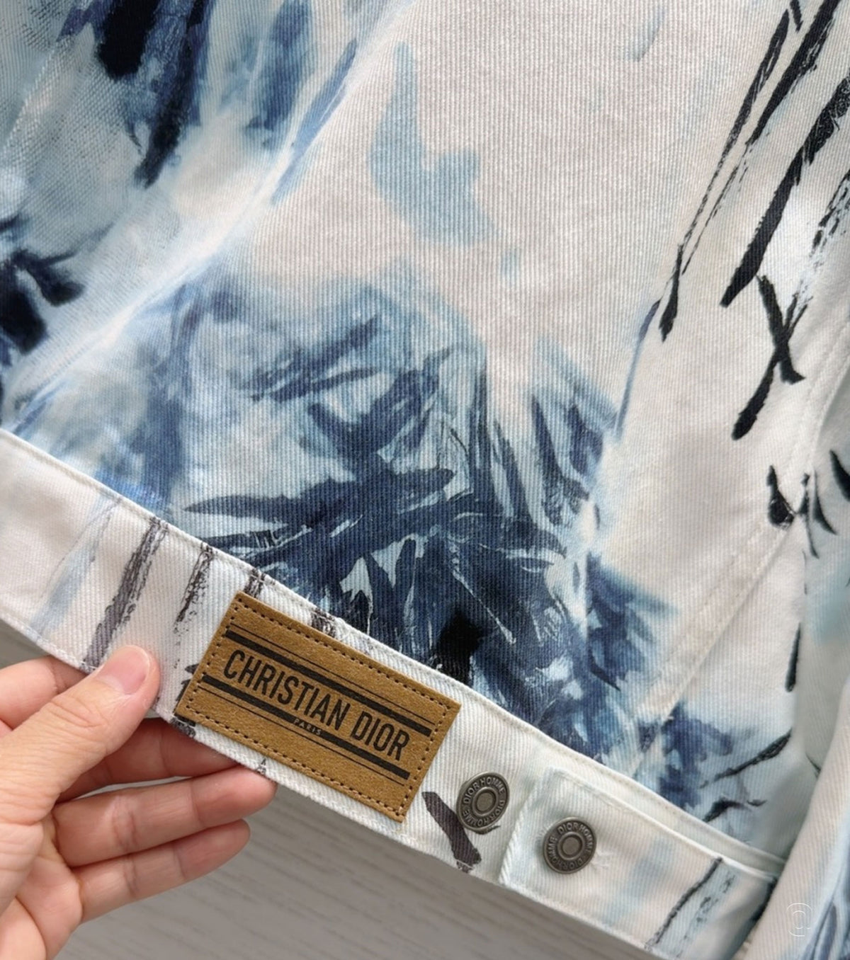 Дънково яке с принт