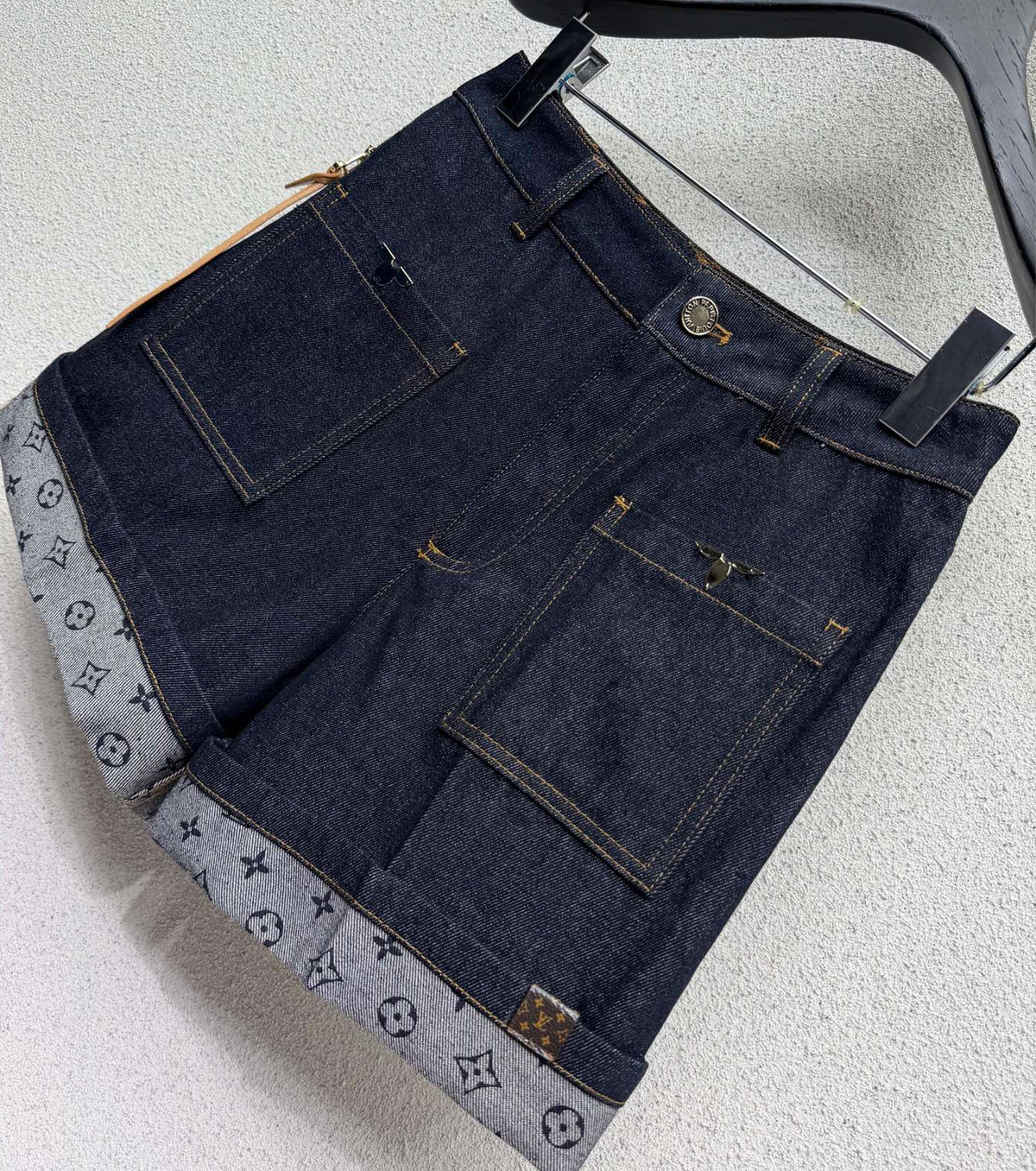 Denim shorts