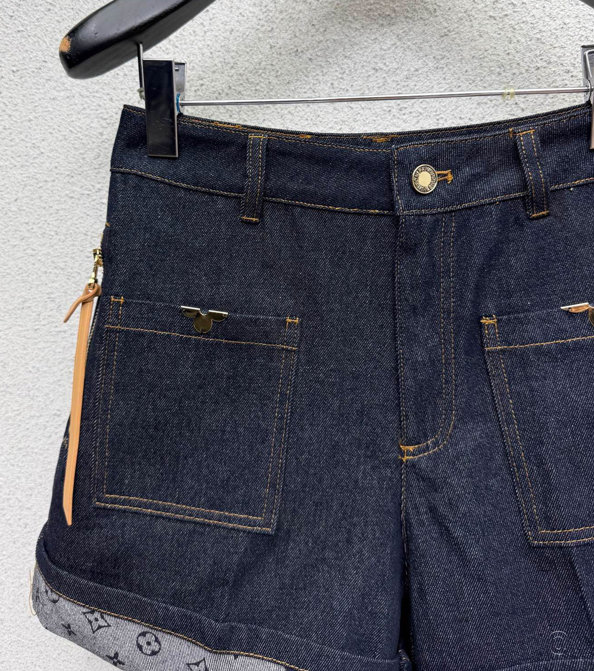 Denim shorts