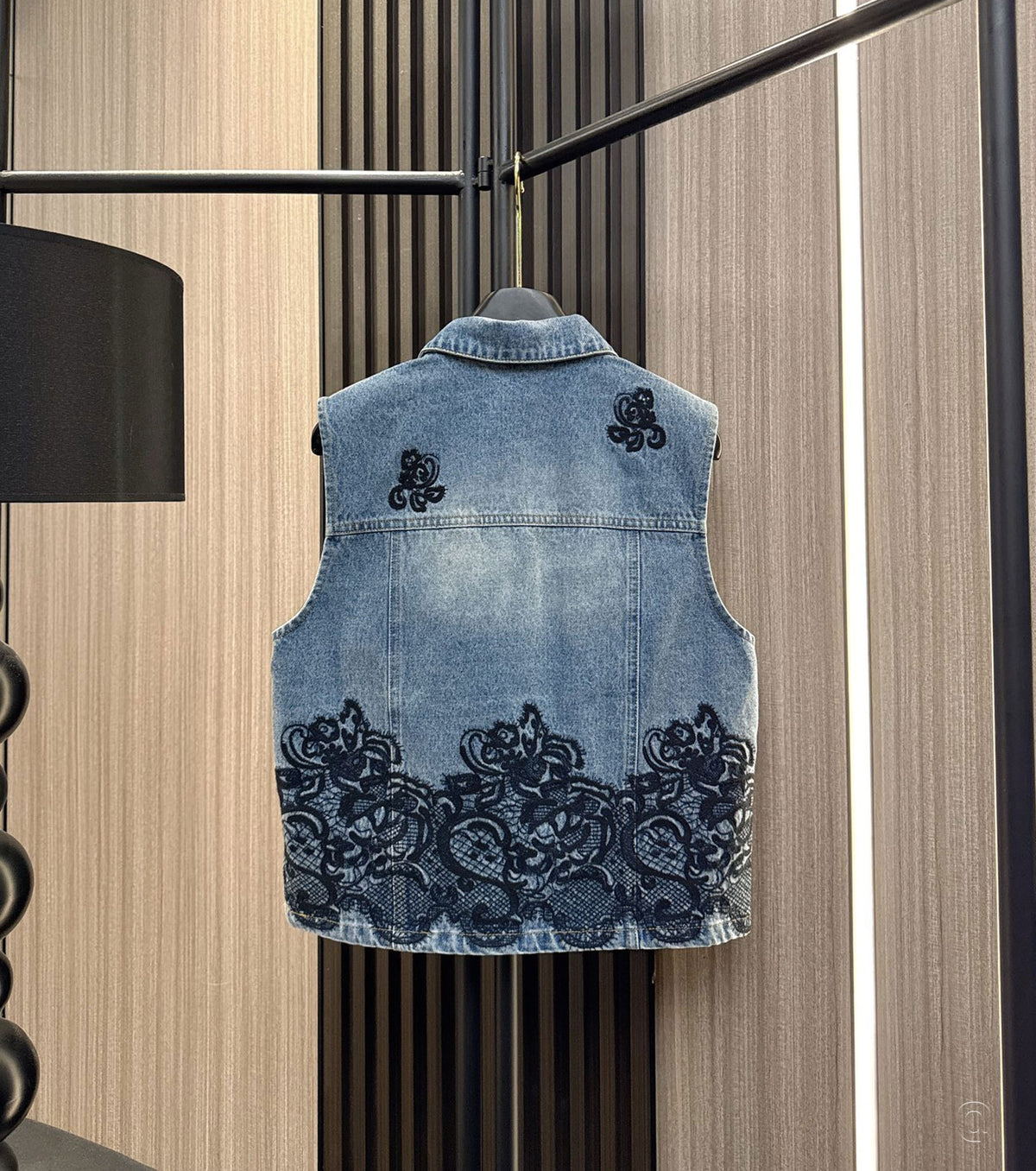 Дамски дънков елек