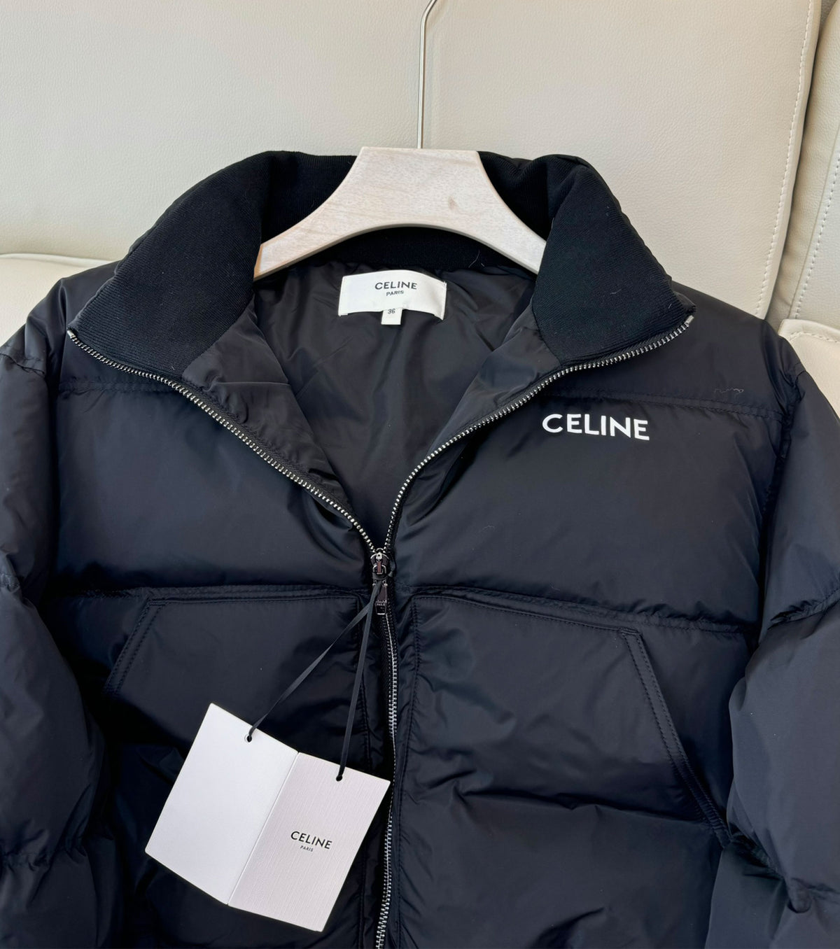 Дамско пухено бомбър яке