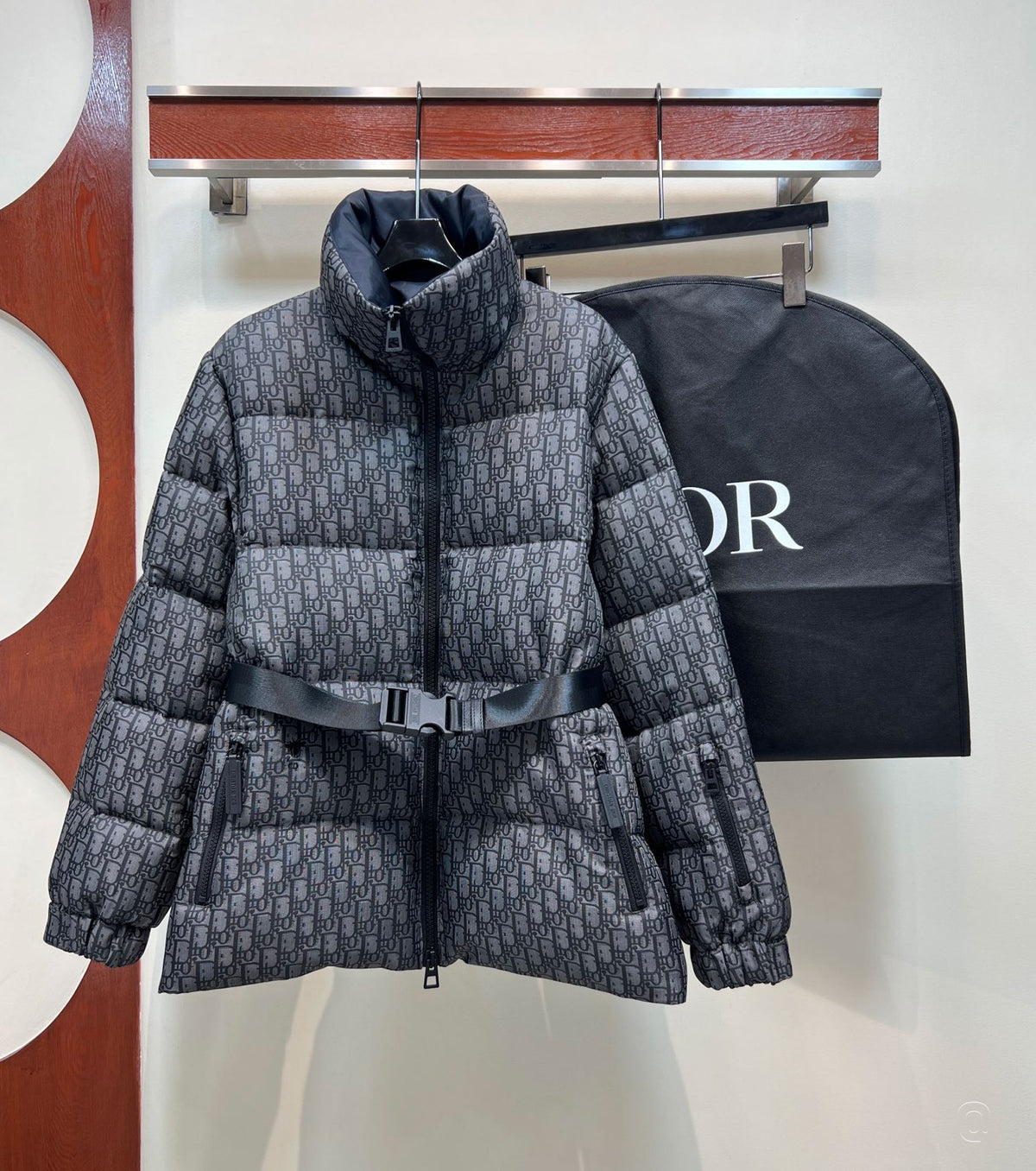 Alps Belted Puffer Jacket