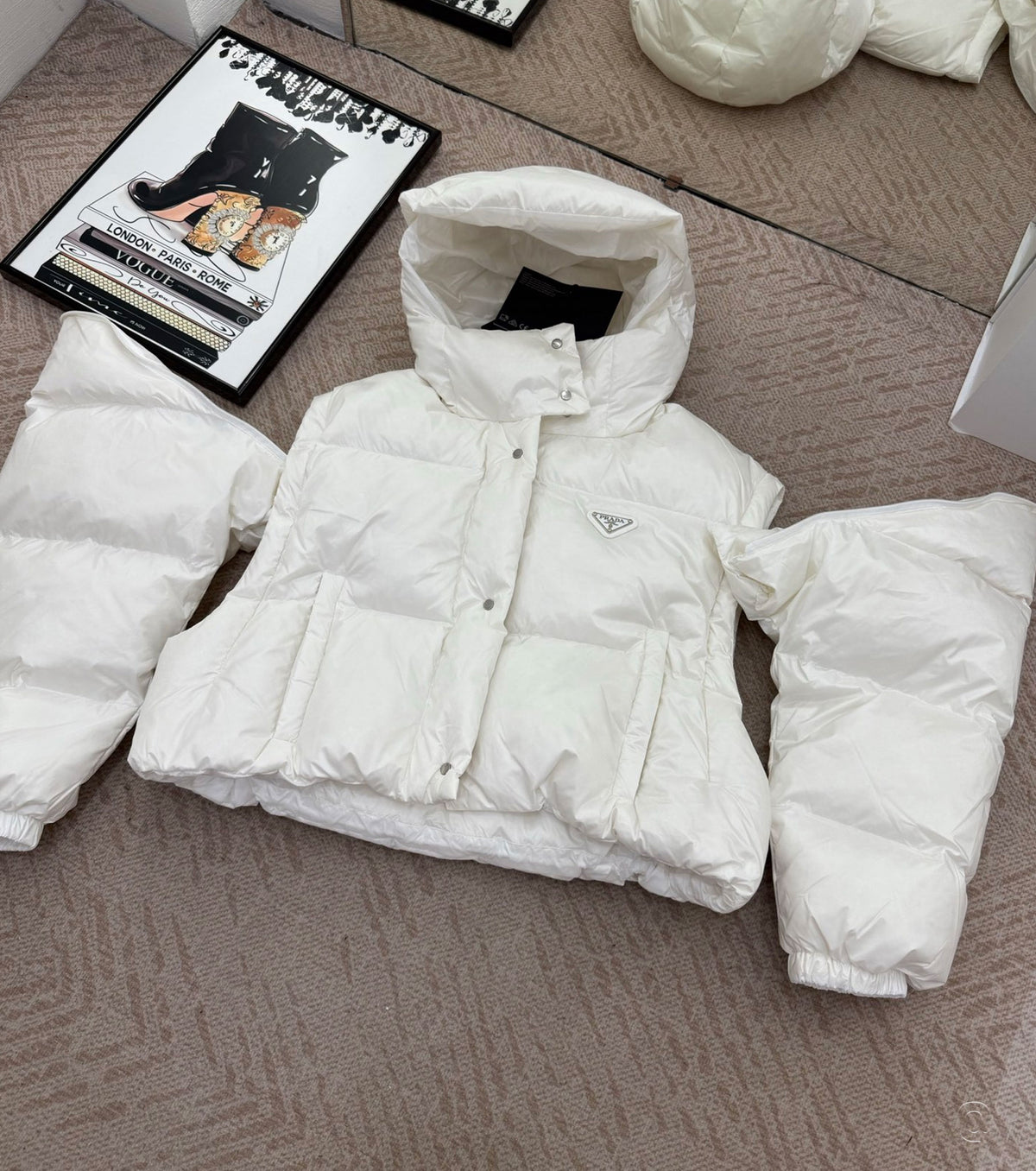 Дамско пухено яке