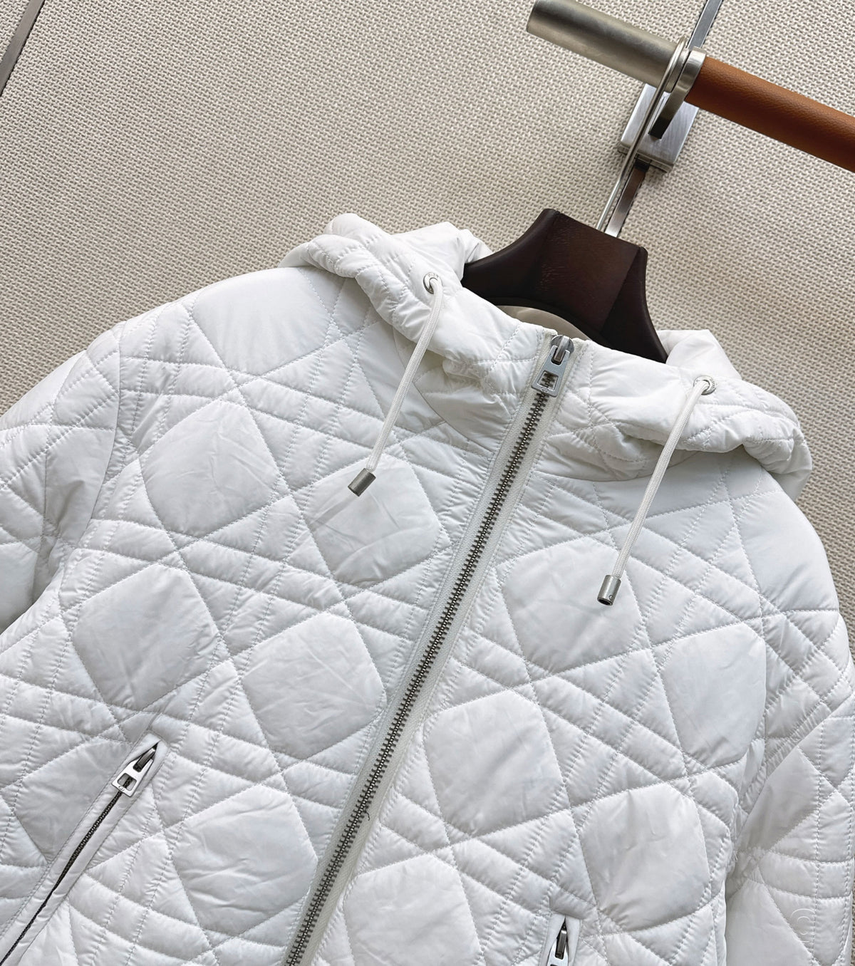 Macrocannage Cropped Jacket