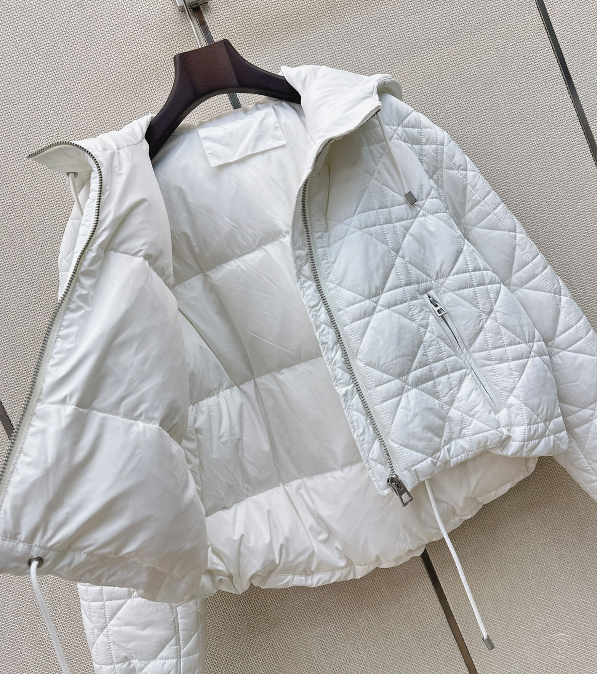 Macrocannage Cropped Jacket