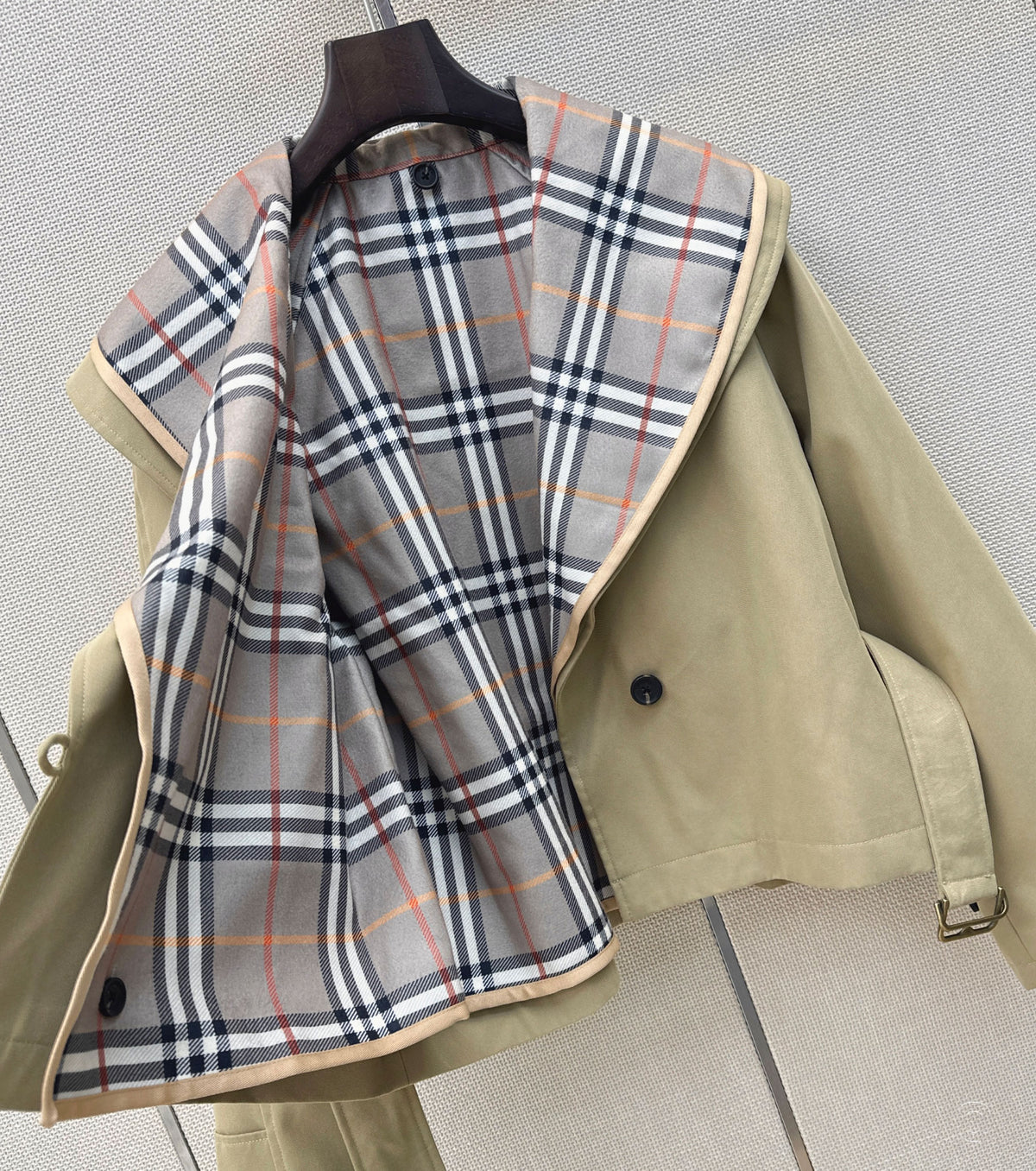 Cropped cotton jacket