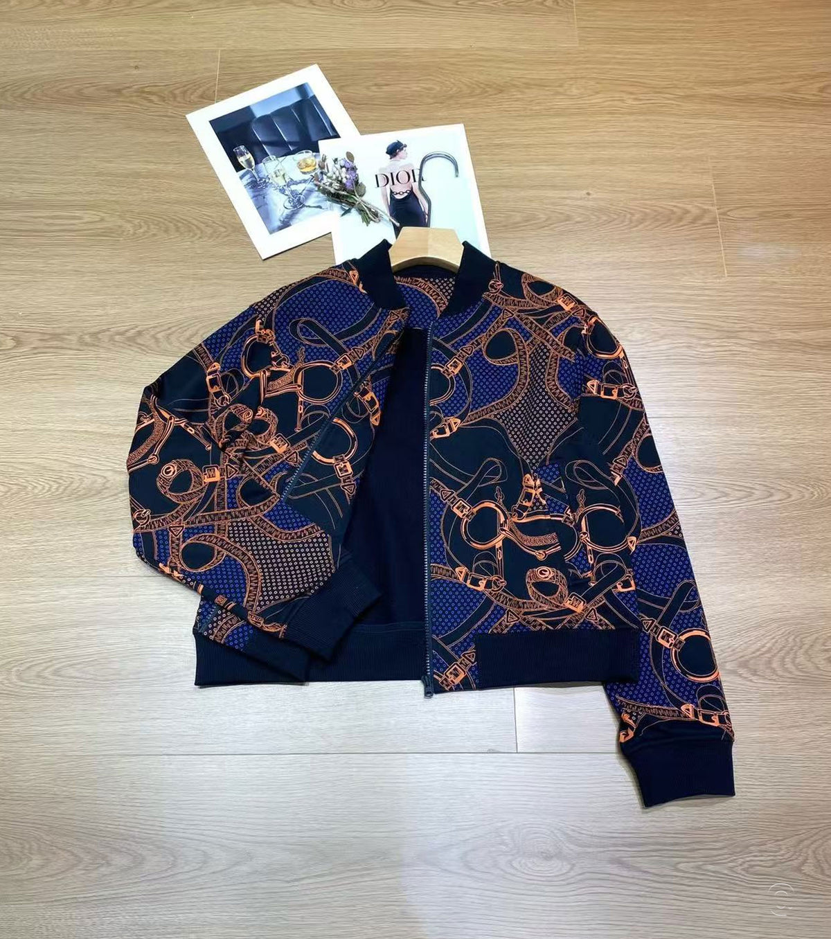 Women Printed Bomber