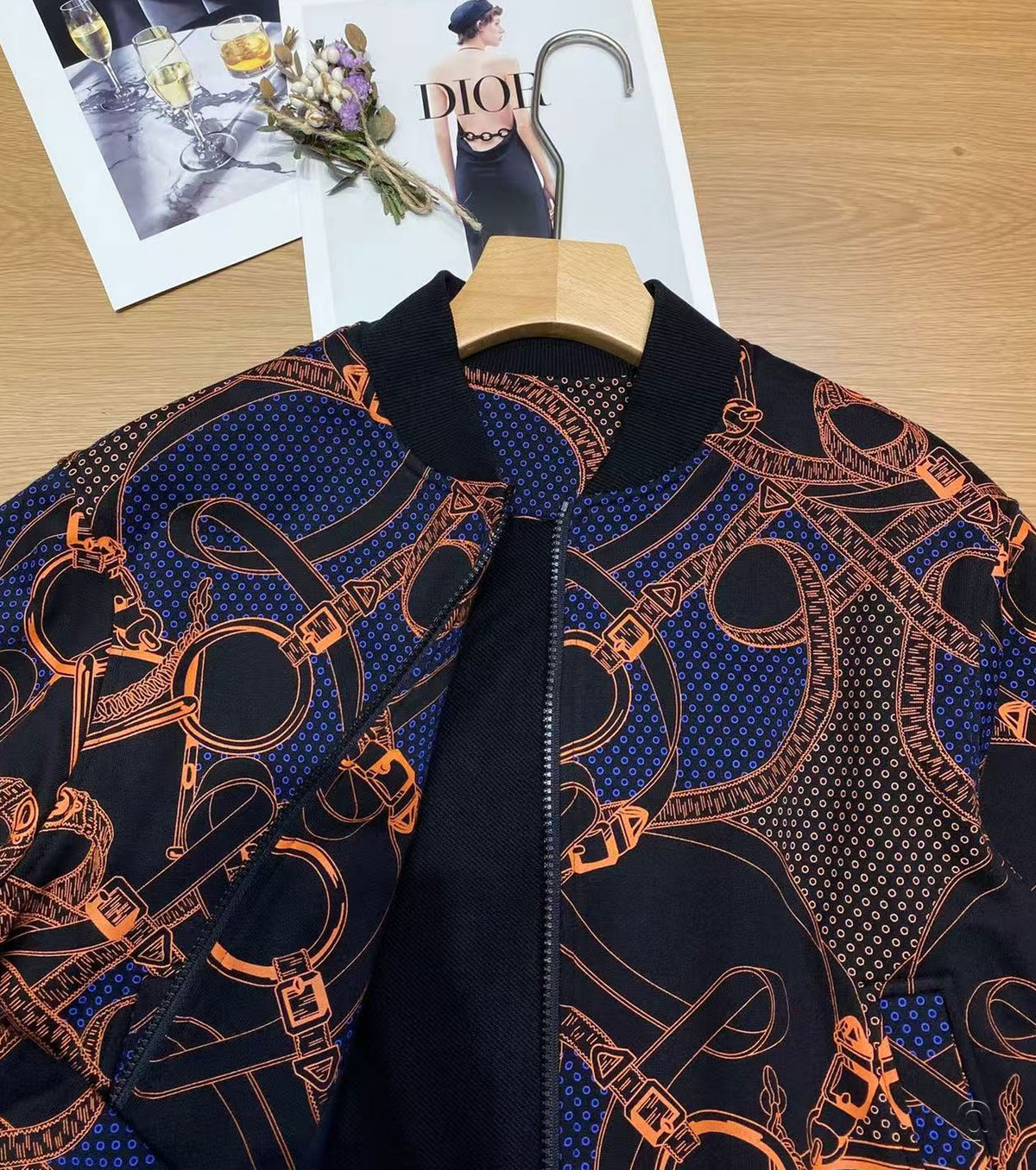 Women Printed Bomber