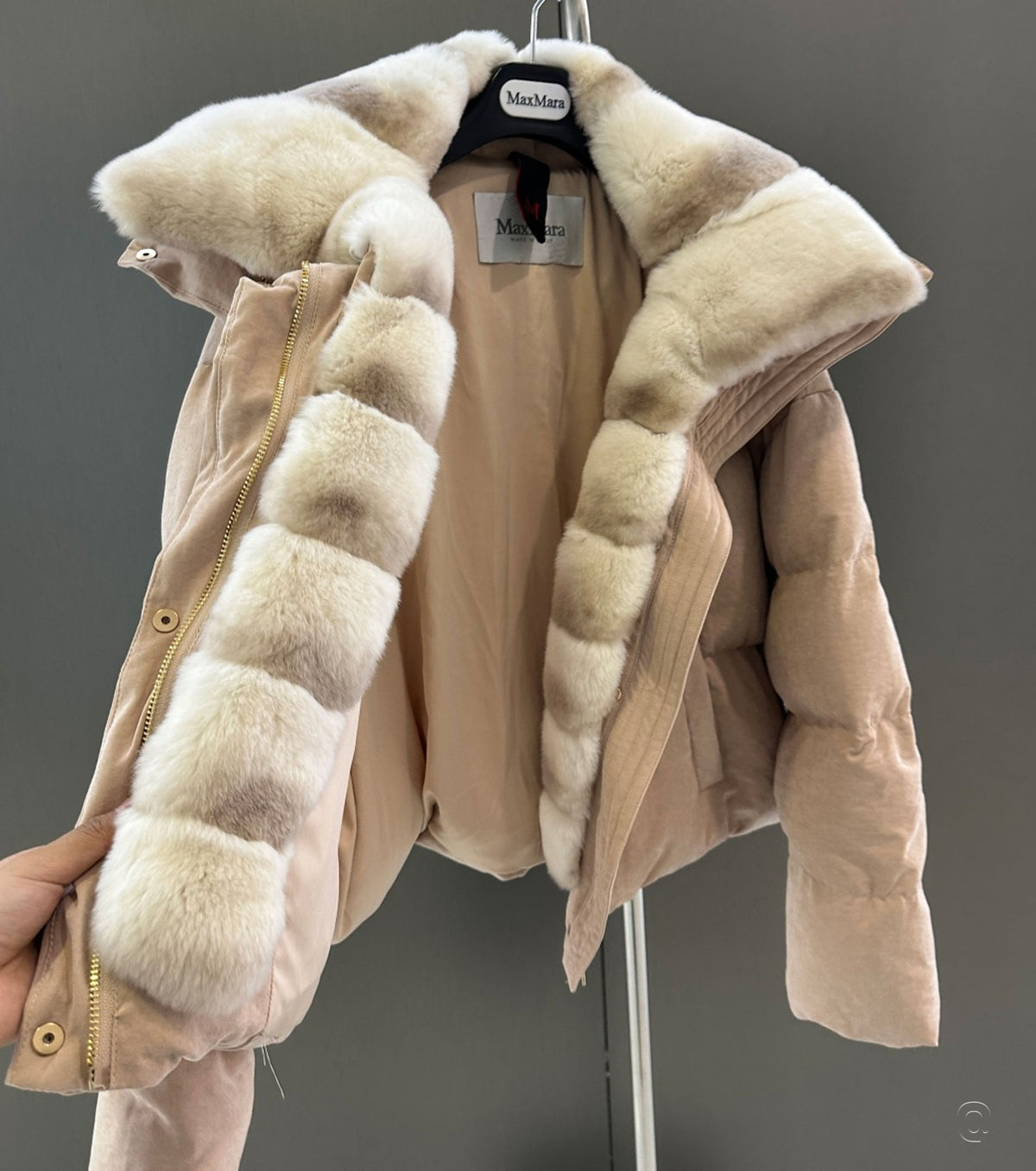 Дамско яке от гъши пух Oversized 