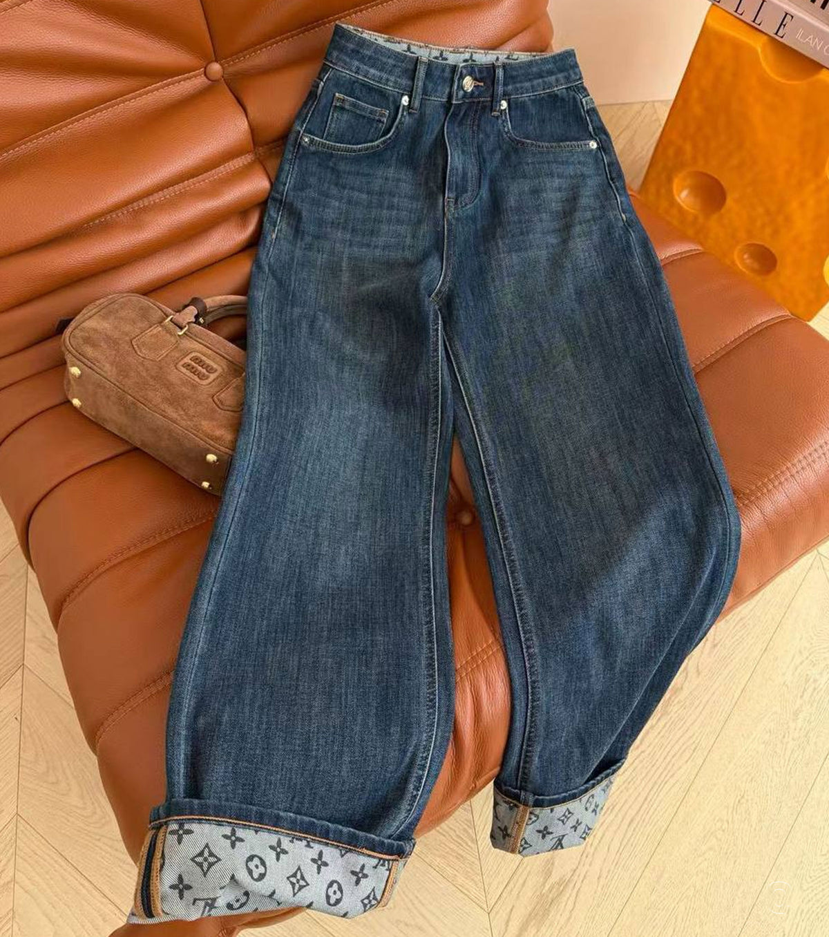 Wide leg women jeans