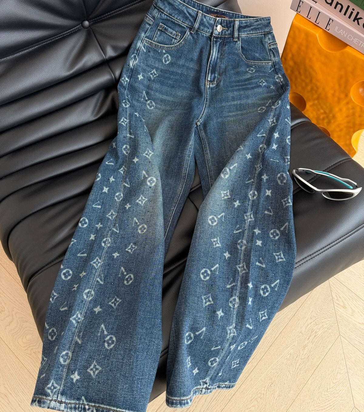 Wide leg women jeans