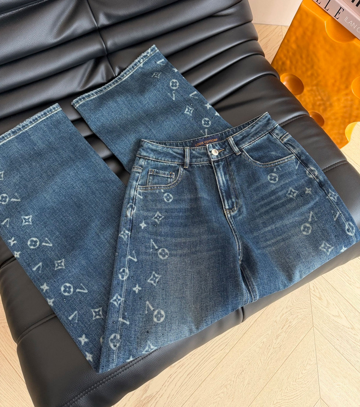 Wide leg women jeans