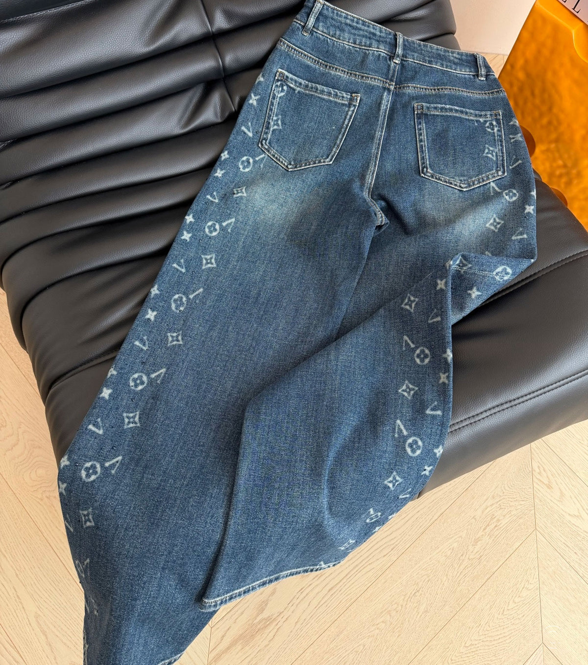 Wide leg women jeans