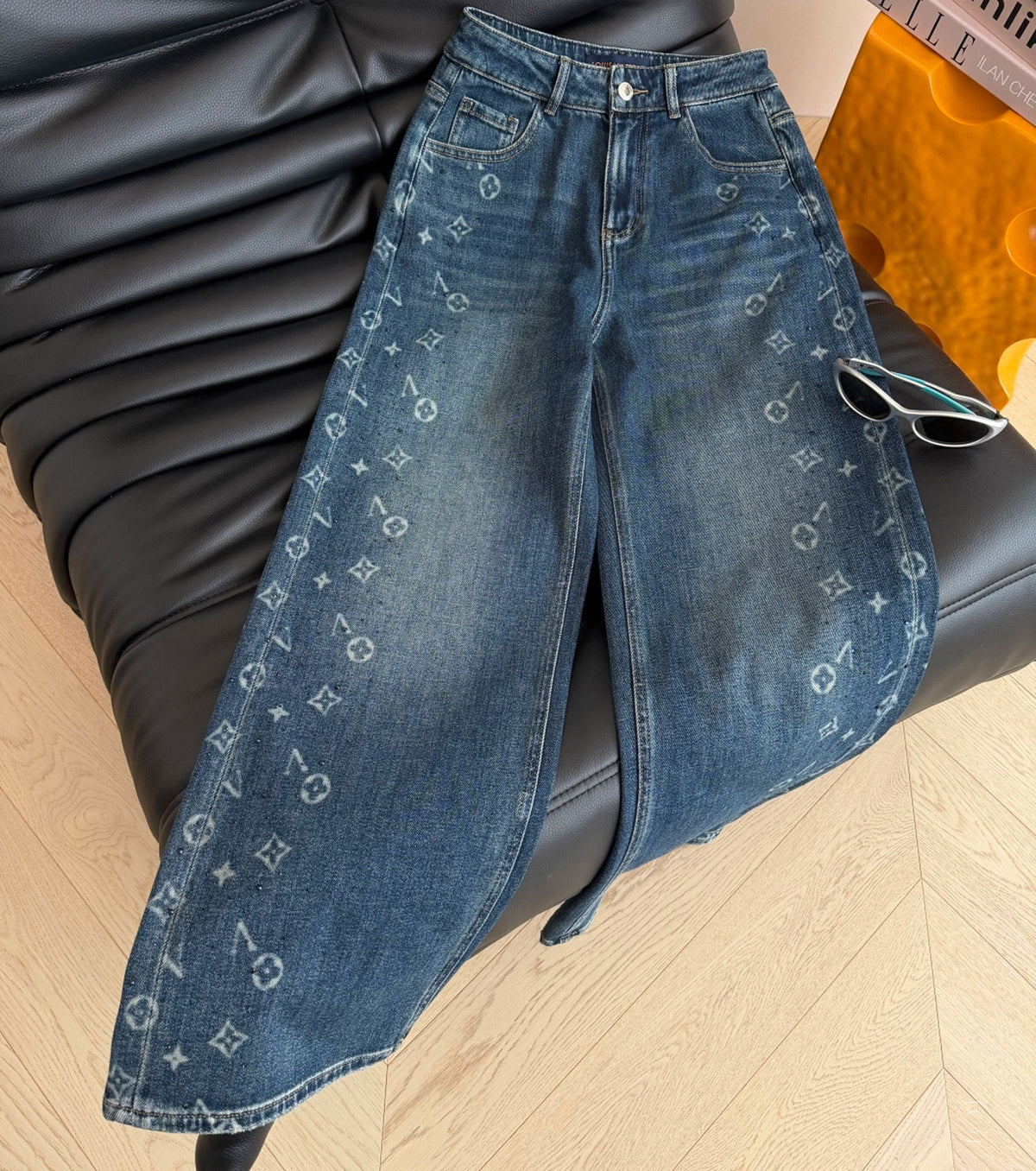 Wide leg women jeans