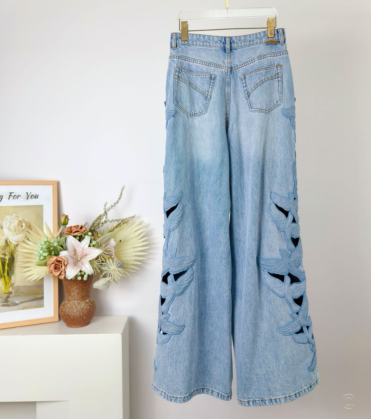 Jeans Alchemy Applique Relaxed Flare
