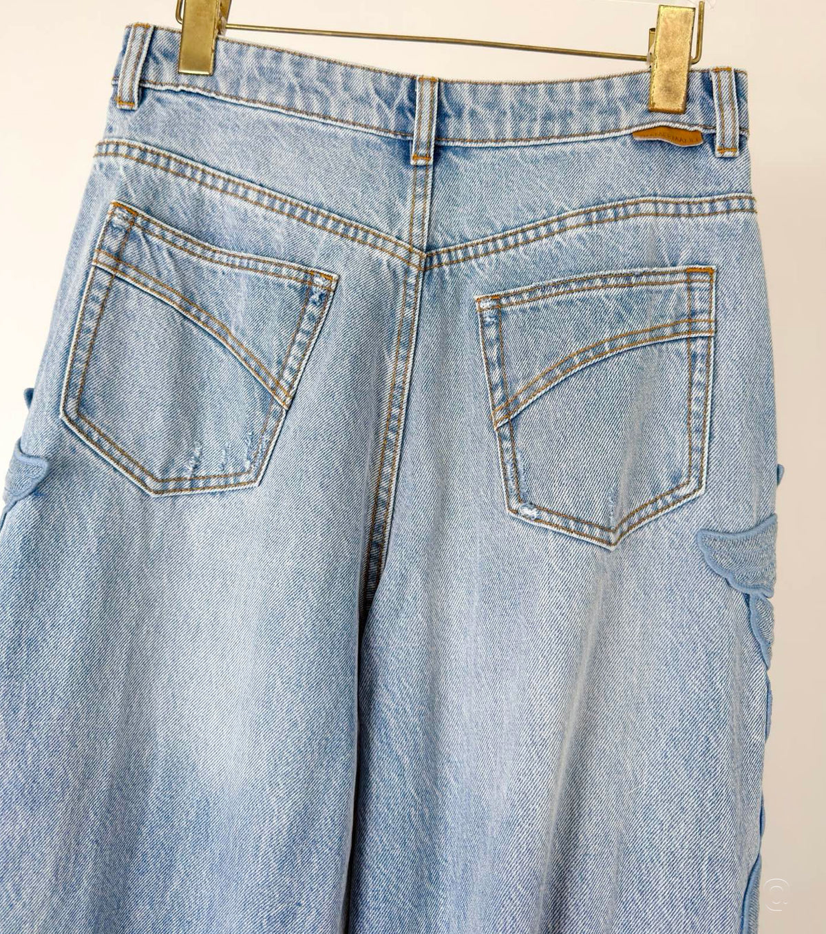 Jeans Alchemy Applique Relaxed Flare