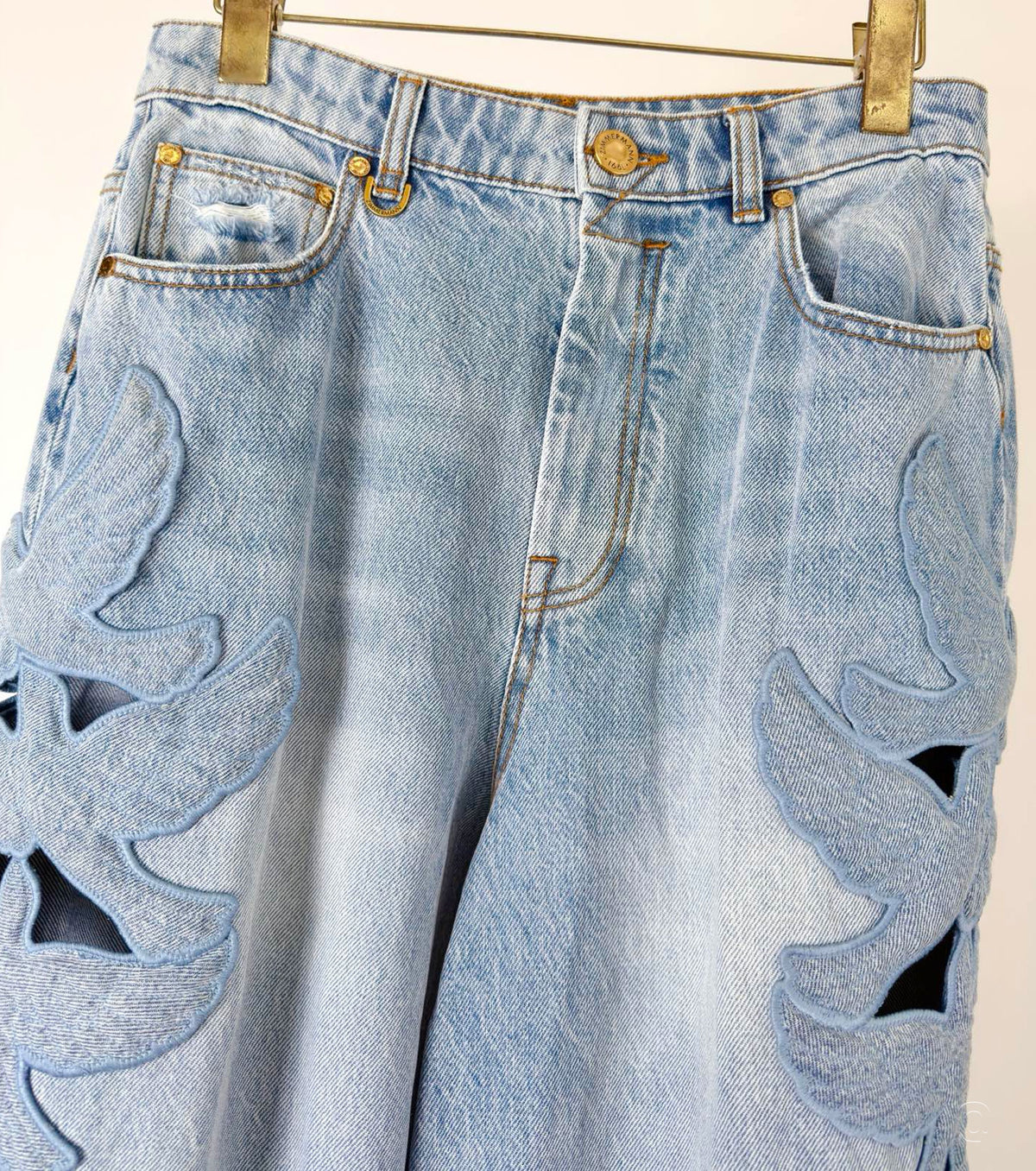 Jeans Alchemy Applique Relaxed Flare