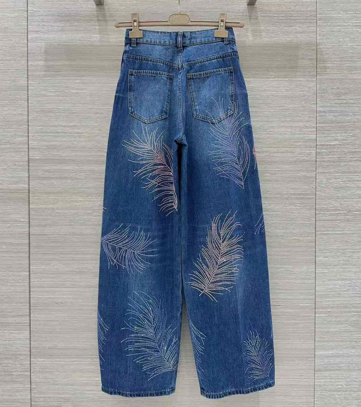 Rhinestones Jeans