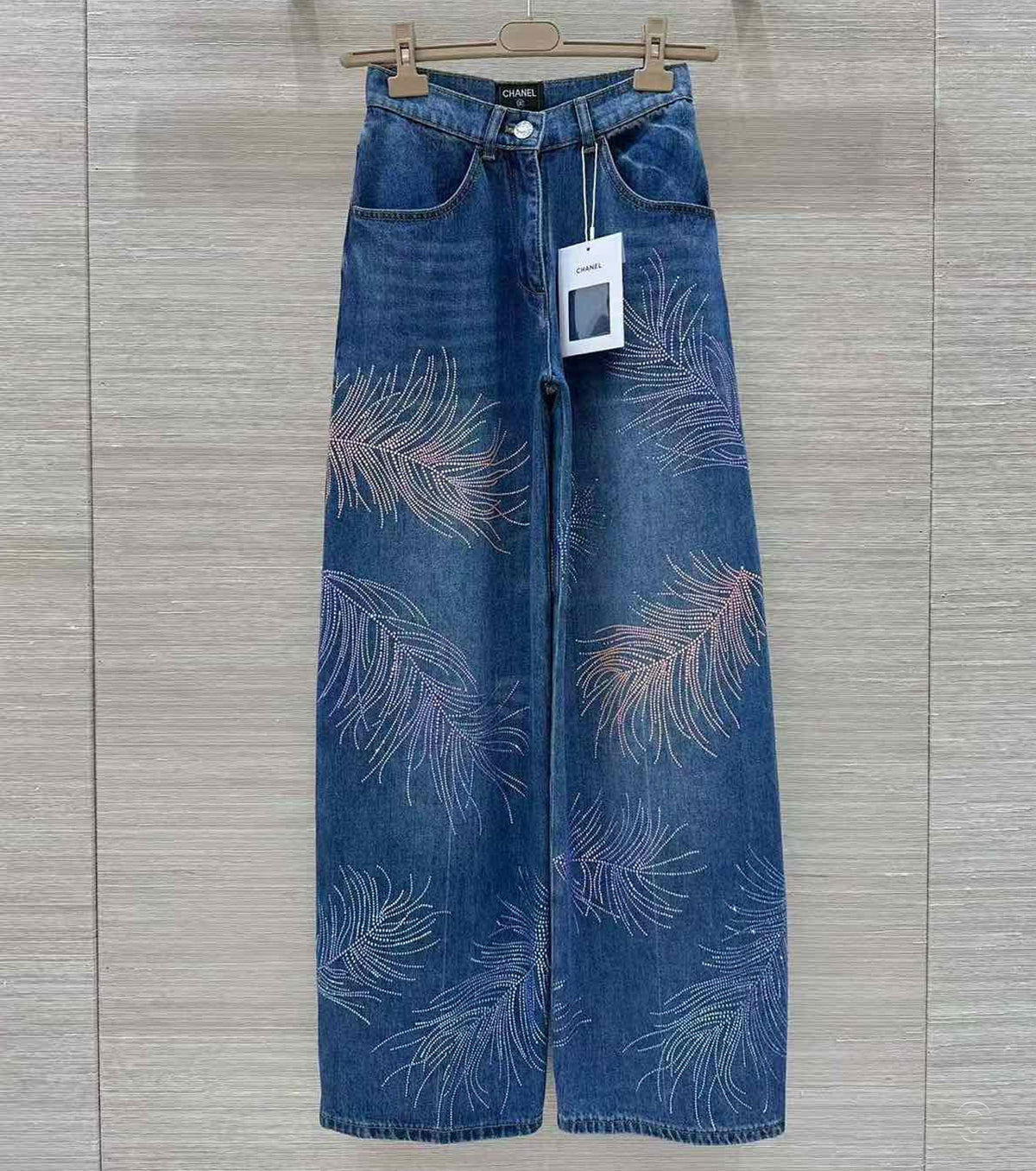 Rhinestones Jeans