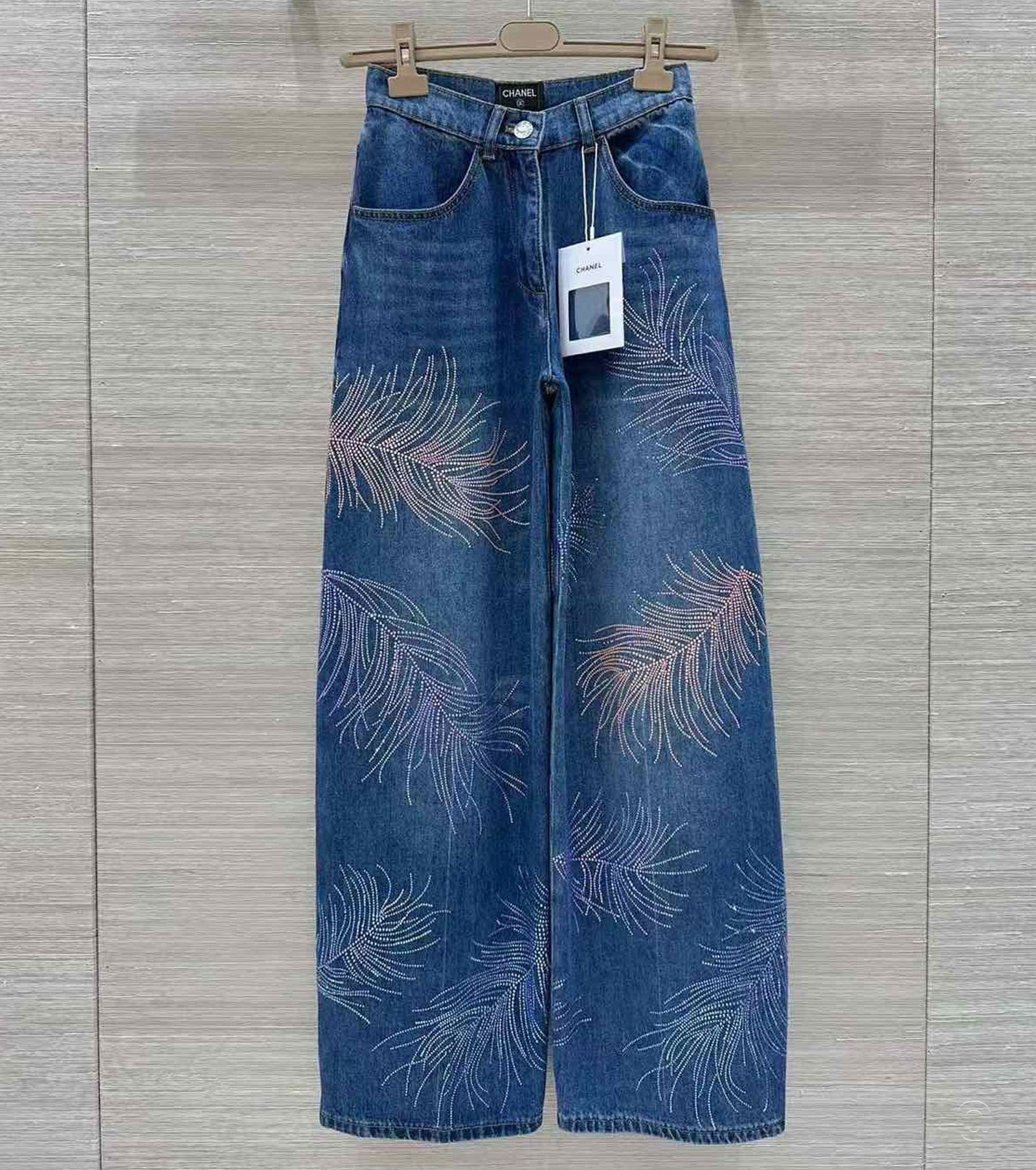 Rhinestones Jeans