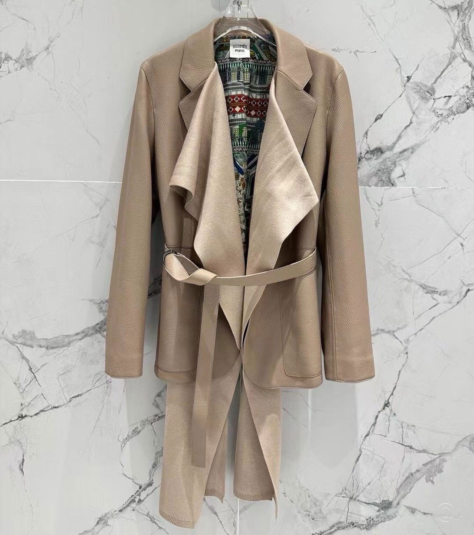 Women Leather Blazer