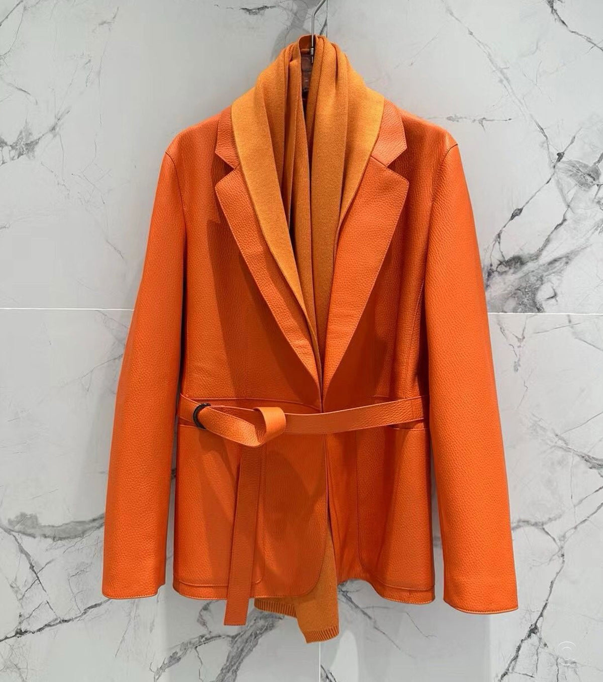 Women Leather Blazer